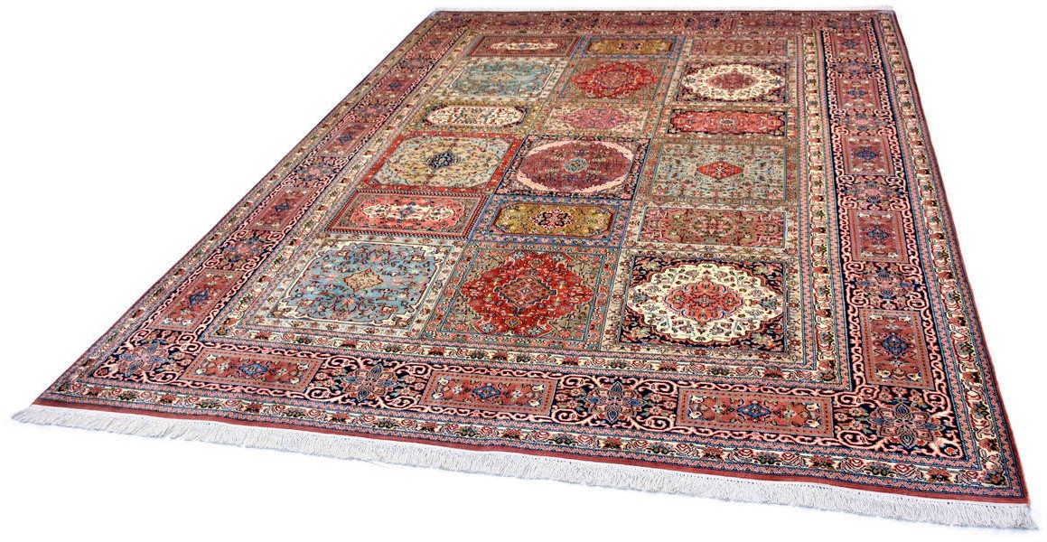 Image of Kayoom Seidenteppich »Boxes 3642«, rechteckig, 10 mm Höhe, Einzelstück mit Zertifikat, Wohnzimmer bei Ackermann Versand Schweiz