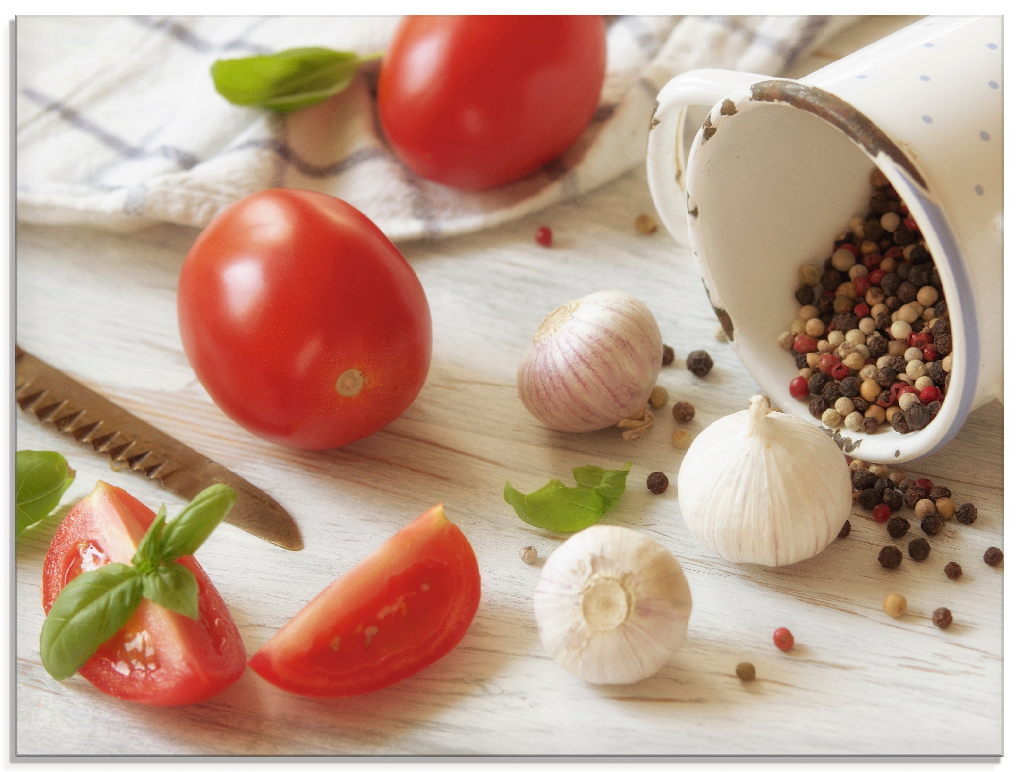 Image of Artland Glasbild »Frische Küche«, Lebensmittel, (1 St.) bei Ackermann Versand Schweiz