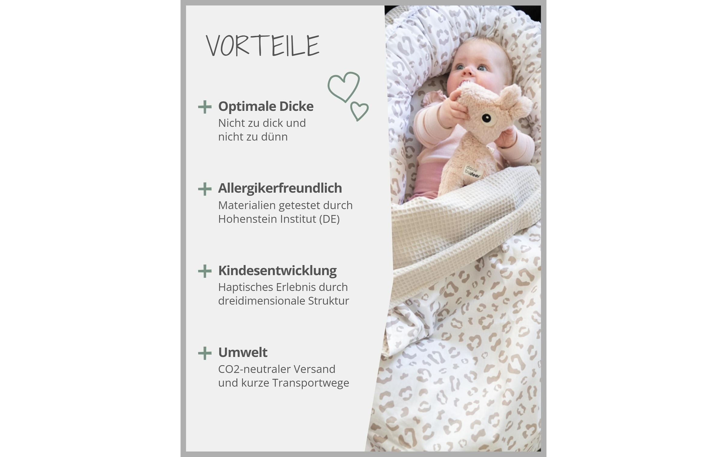 ULLENBOOM ® Wohndecke »Leo 70 x 100 cm«