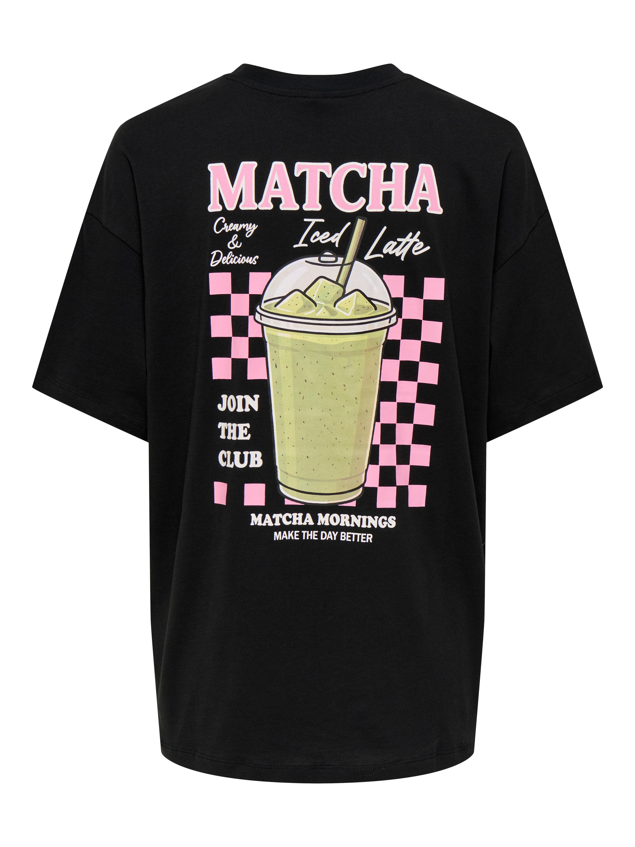 Image of ONLY Kurzarmshirt "ONLRITA S/S PRINTED TEE CS JRS" Baumwolle, loose fit, Rundhals