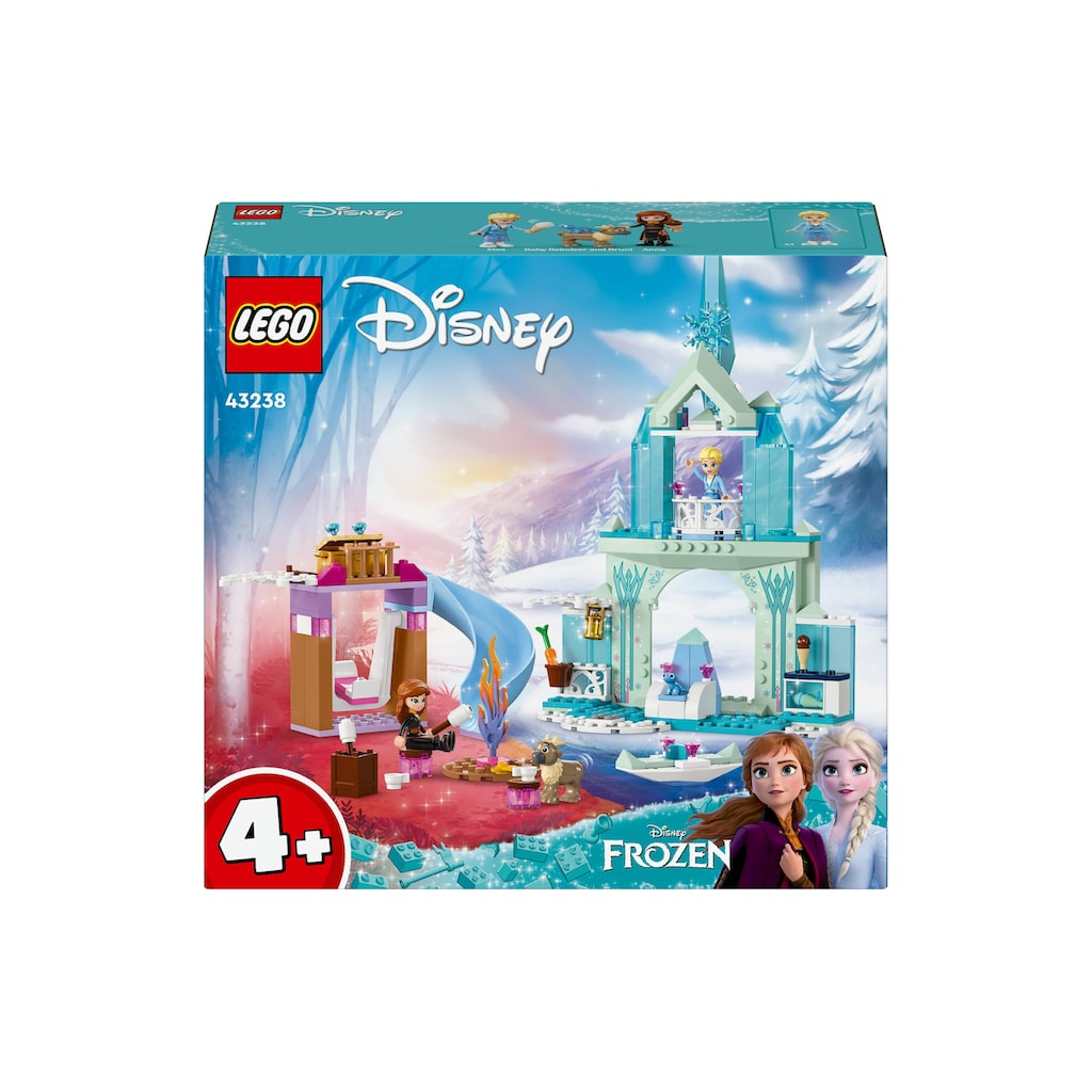 LEGO® Spielbausteine »Elsas Eispalast 43238«, (163 St.)