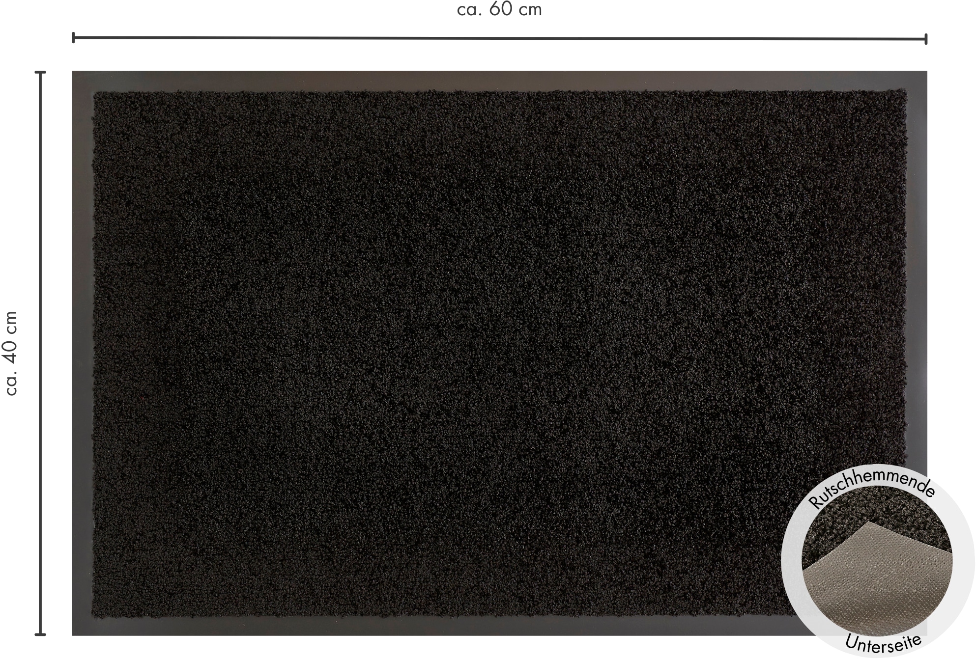 Andiamo Fussmatte »Verdi, Made in Netherlands« rechteckig 6 mm Höhe Schmutzfangmatte, Eingangsmatte, rutschfest, strapazierfähig