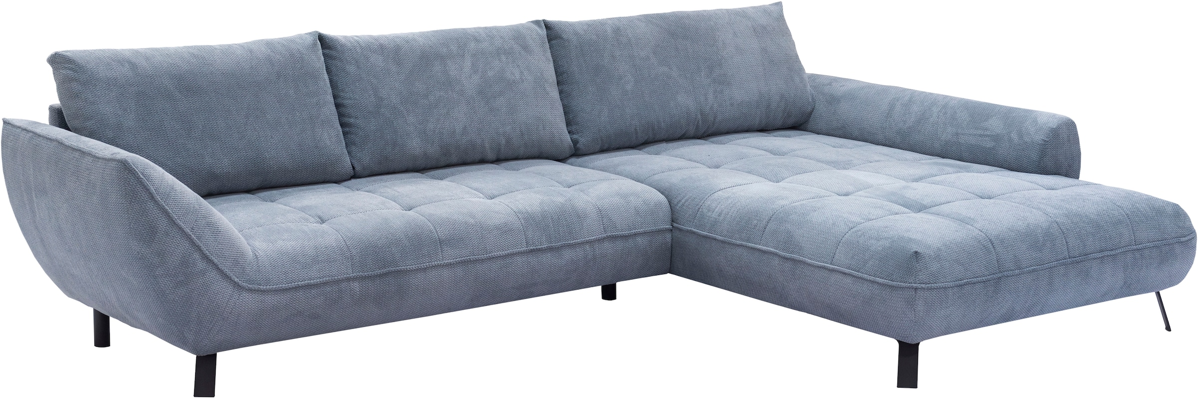 exxpo - sofa fashion Ecksofa »Biarritz modern und elegantes Mega Sofa mit tollem Sitzkomfort, L-Form«, XXL– Longchair Ecke in hochwertiger Verarbeitung, Stellmasse 324x203cm