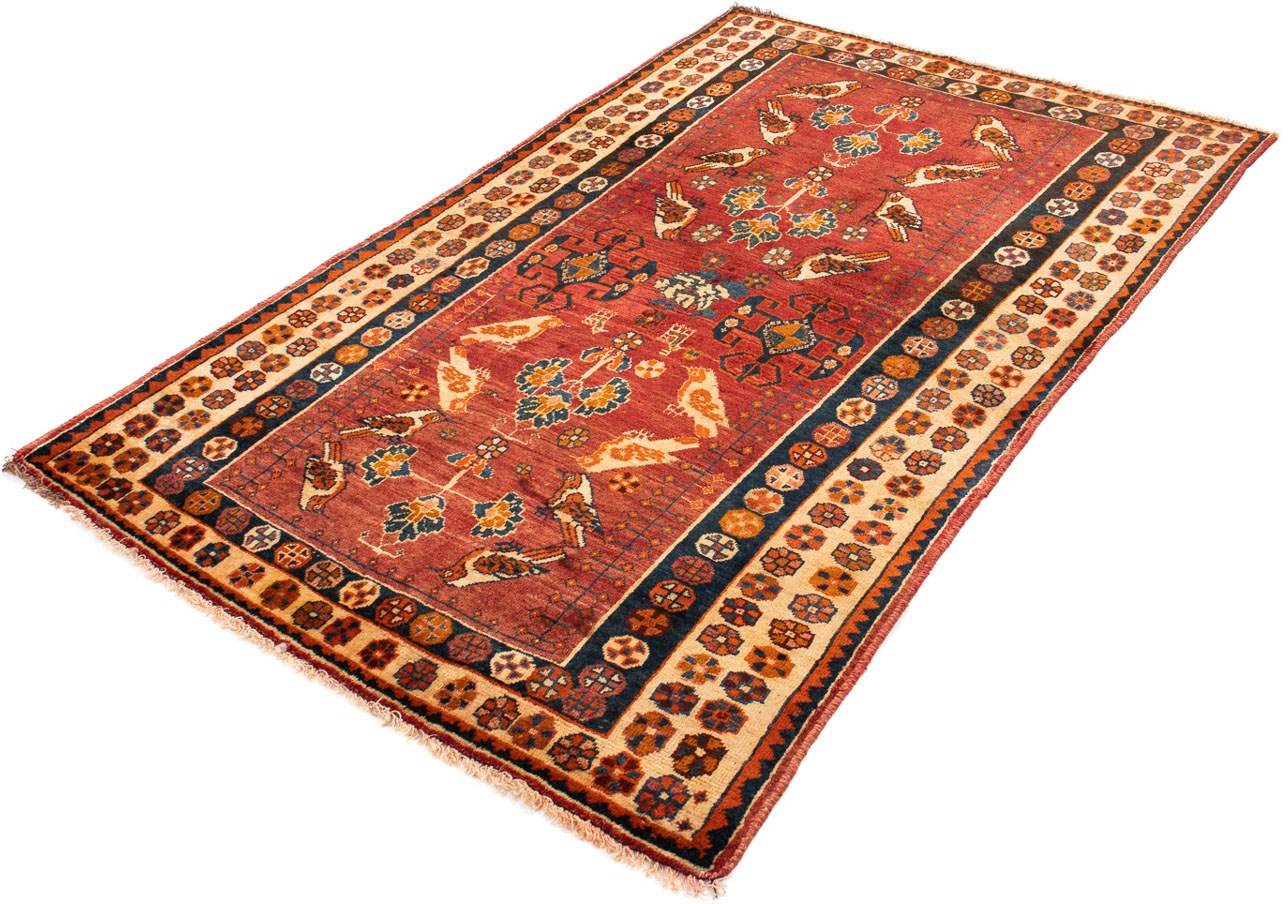 Image of morgenland Orientteppich »Perser - Nomadic - 200 x 122 cm - dunkelrot«, rechteckig, 10 mm Höhe, Wohnzimmer, Handgeknüpft, Einzelstück mit Zertifikat bei Ackermann Versand Schweiz