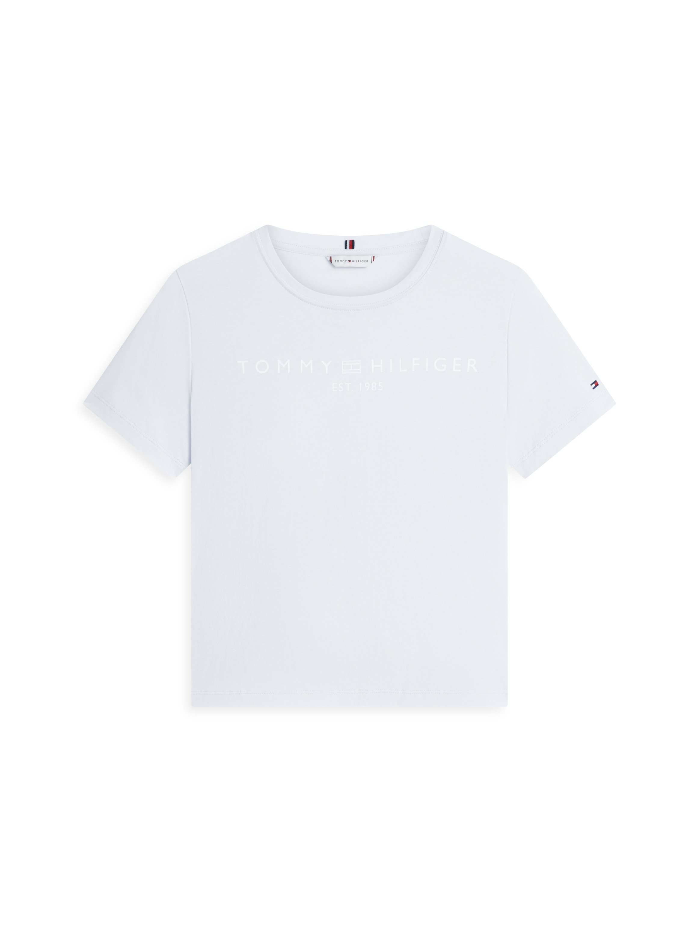 Tommy Hilfiger Kurzarmshirt »REG CORP LOGO C-NK SS« Baumwolle