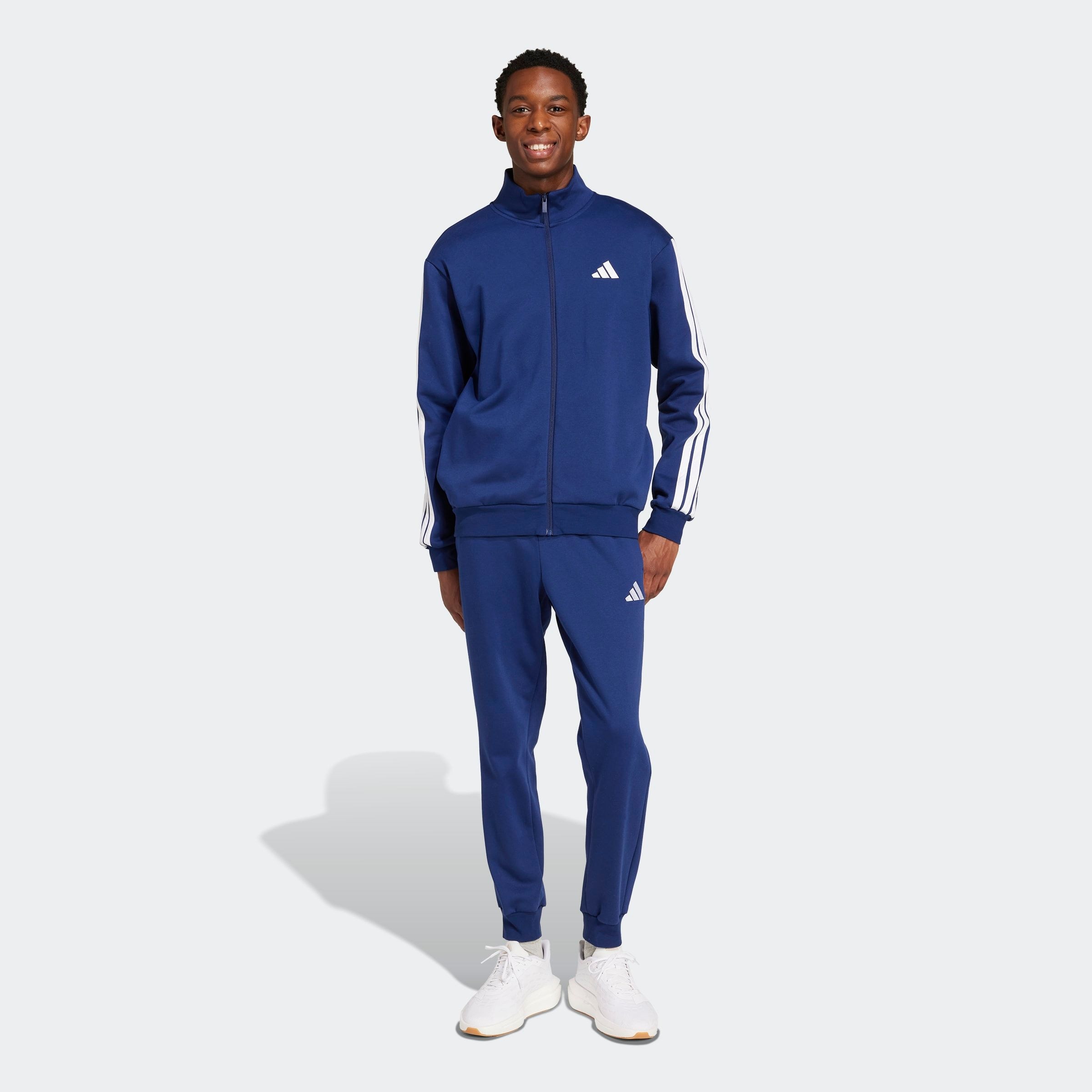 Image of adidas Sportswear Trainingsanzug "3-STREIFEN FLEECE" 2 Stk. zweiteiliges Set, für Sportmode und Streetwear