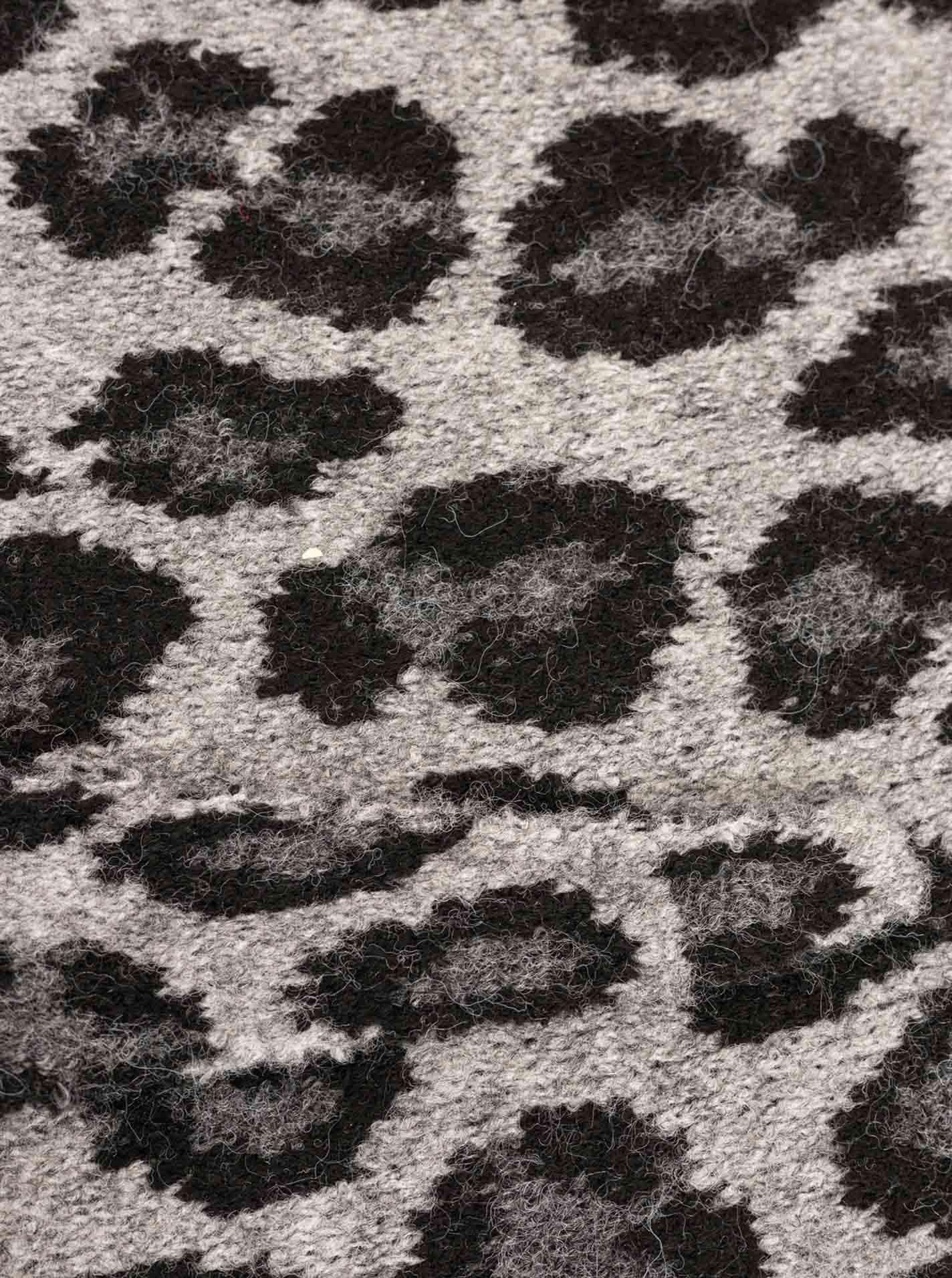 Zwillingsherz Foulard triangulaire »Wollmix Mini "Leo"« Animal-Print, mit Wolle, kleine Dreiecksform