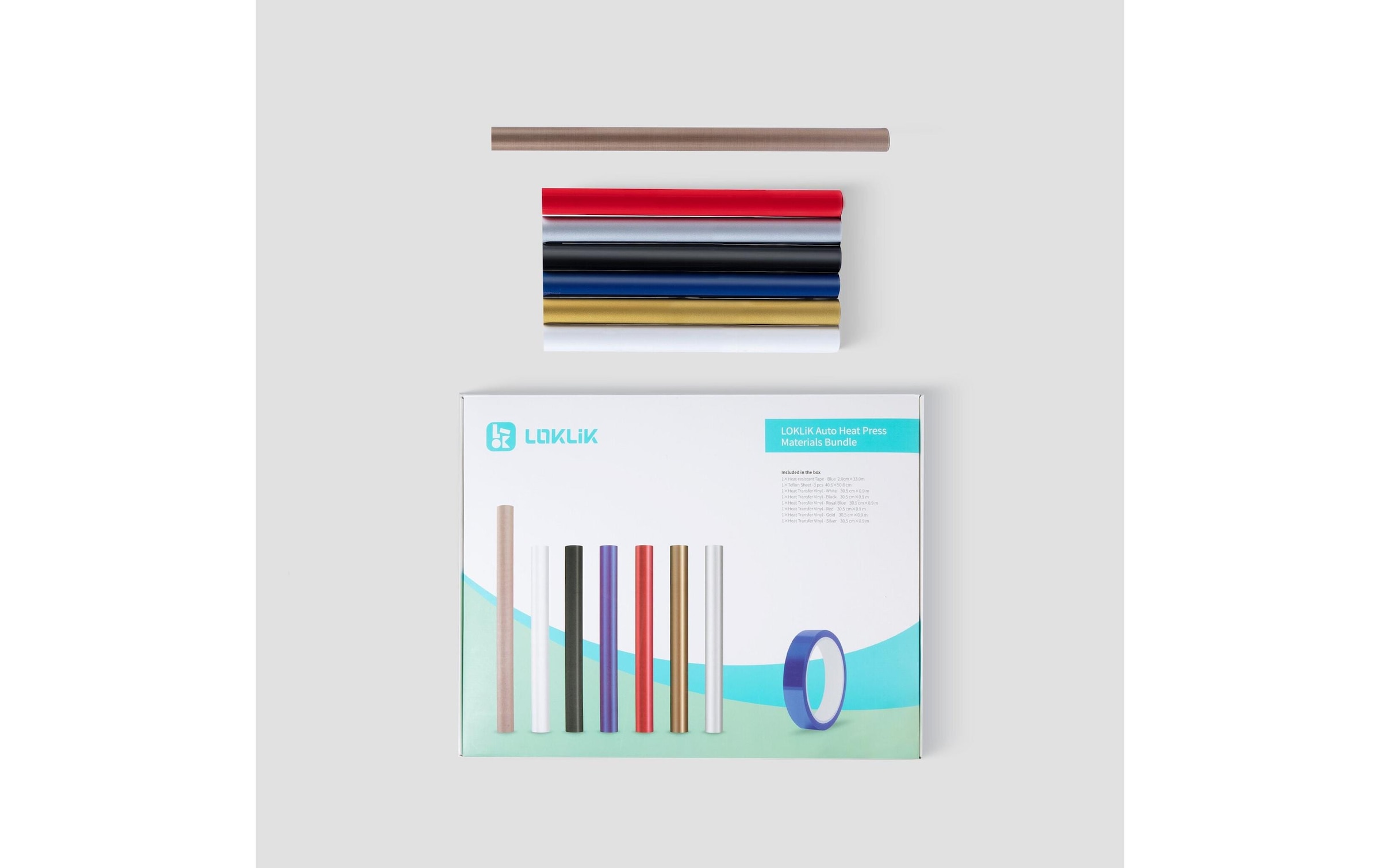 LOKLIK Film de décoration »Bündel und Pakete« Ihre umfassende Lösung zum Heisspressen