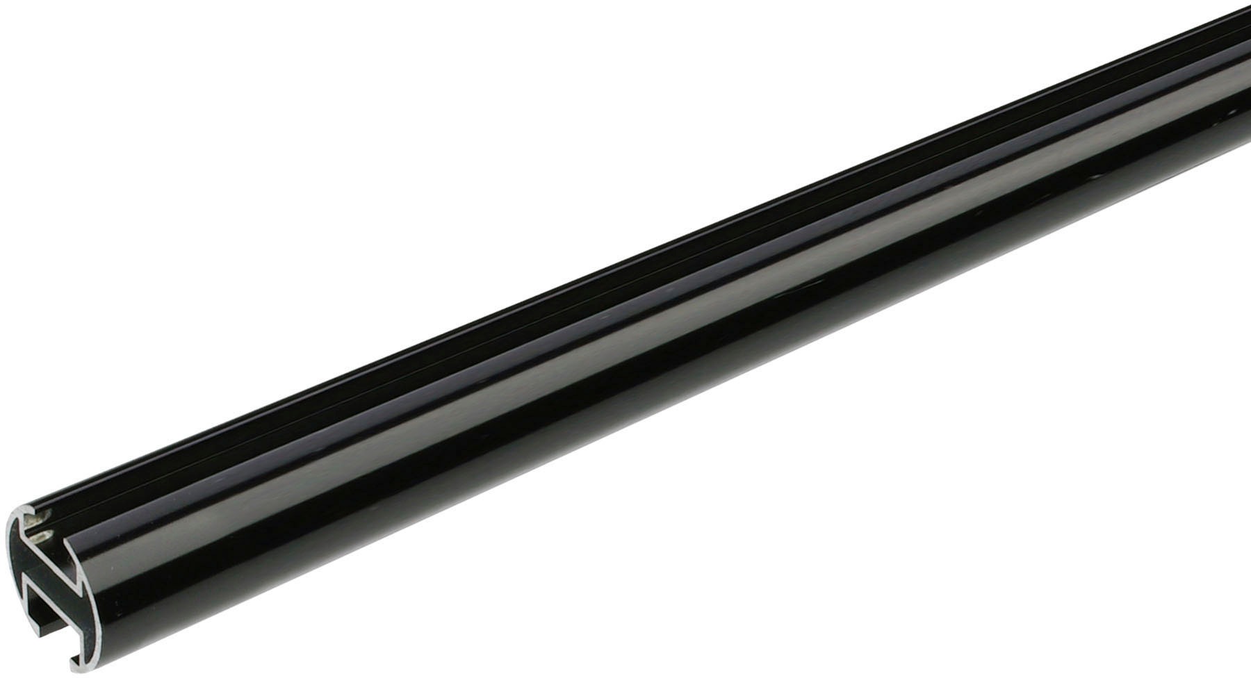 Liedeco Gardinenstange »Innenlaufgarnitur 20 mm Piano Gibraltar«, 1 läufig-läufig, Fixmass, Gardinenstange Komplett