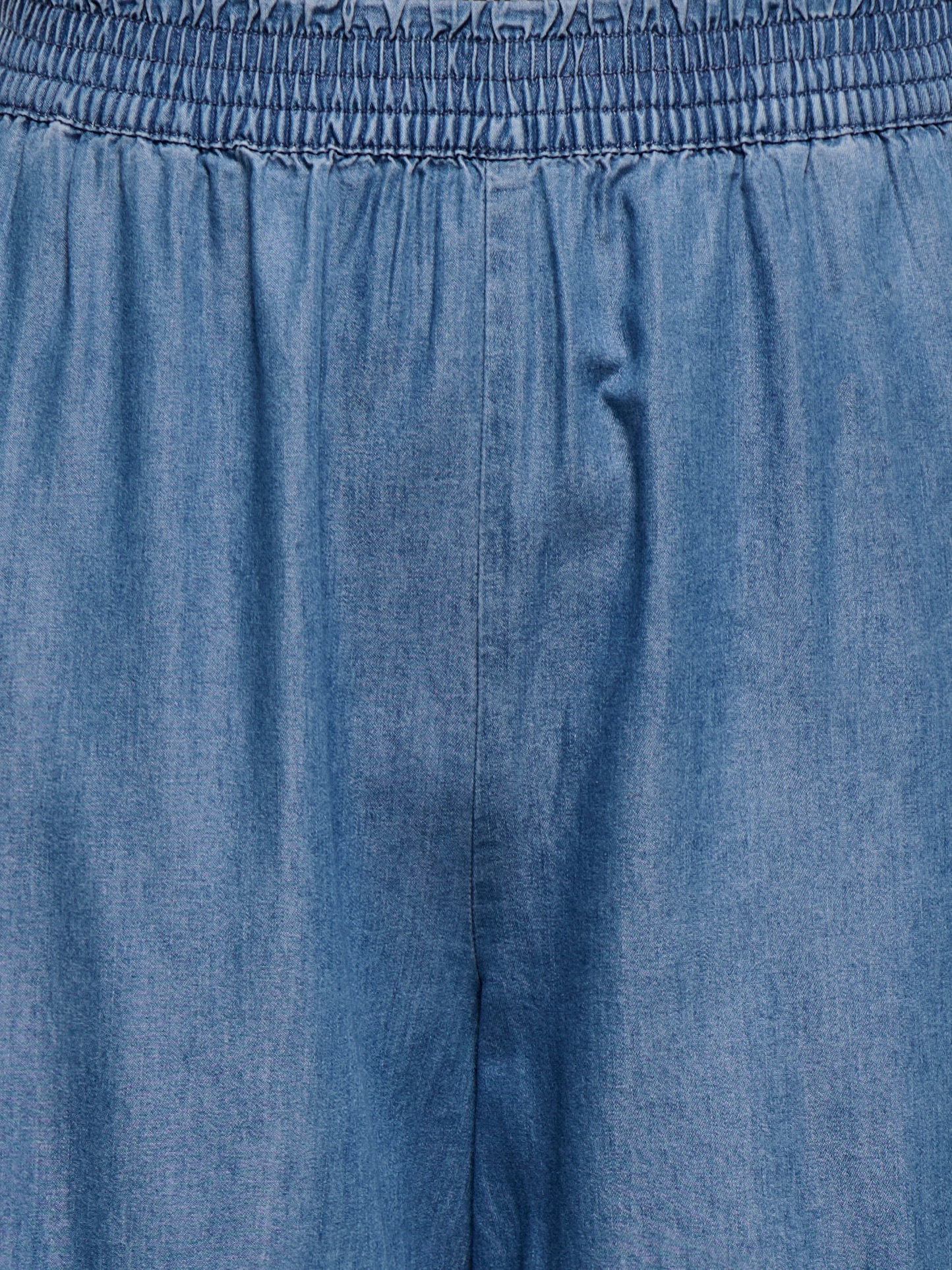 ONLY Jeans large »ONLETTY-BEA ELASTIC WIDE DNM QYT« Mélange de coton, taille régulière