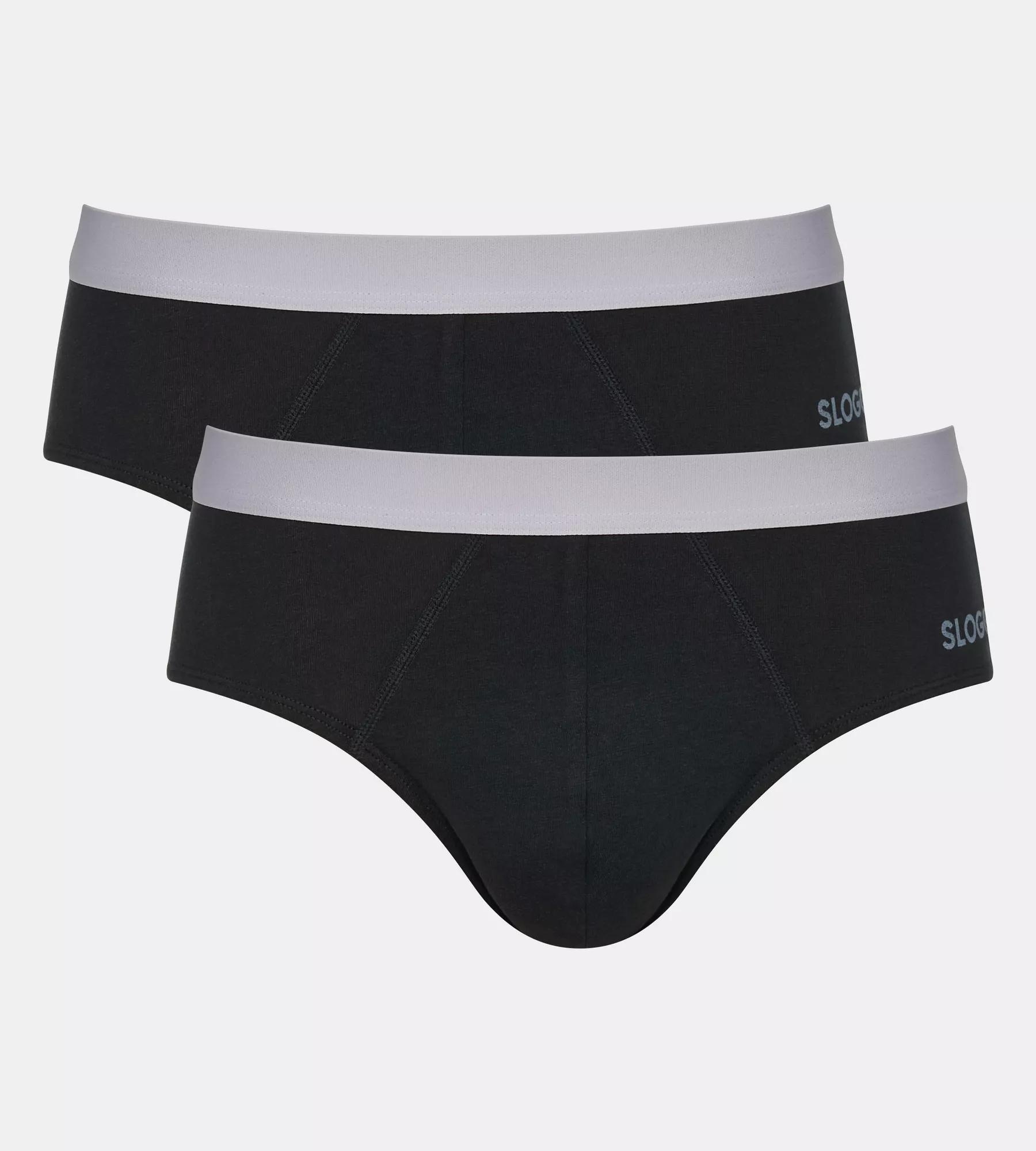 Image of sloggi Slip "men GO ABC 2.0 Brief 2P" 2er Pack, moderne bequeme Basics