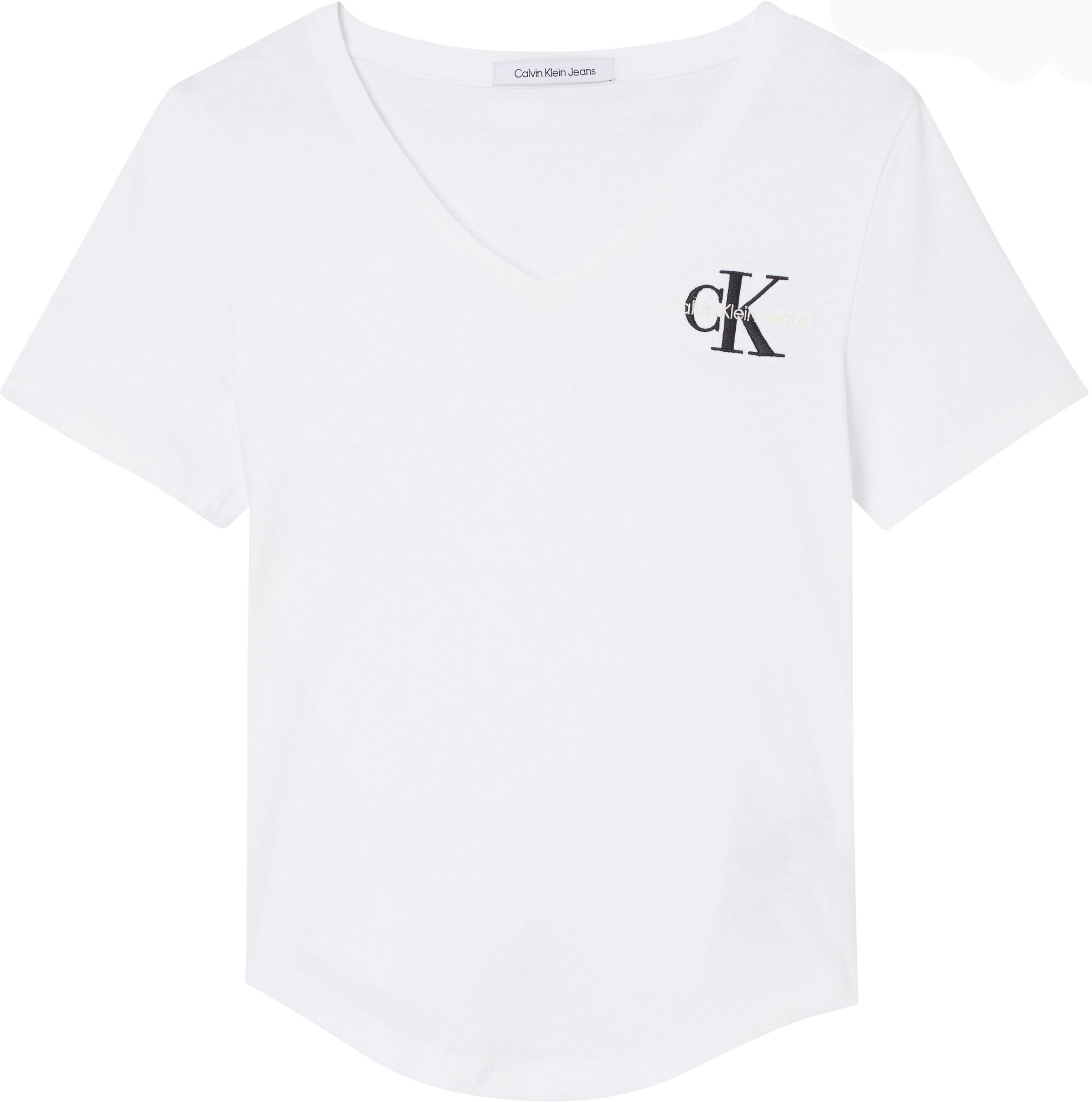 Calvin Klein Jeans Plus Kurzarmshirt »PLUS MONOGRAM SLIM V-NECK TEE«, mit Calvin Klein... kaufen