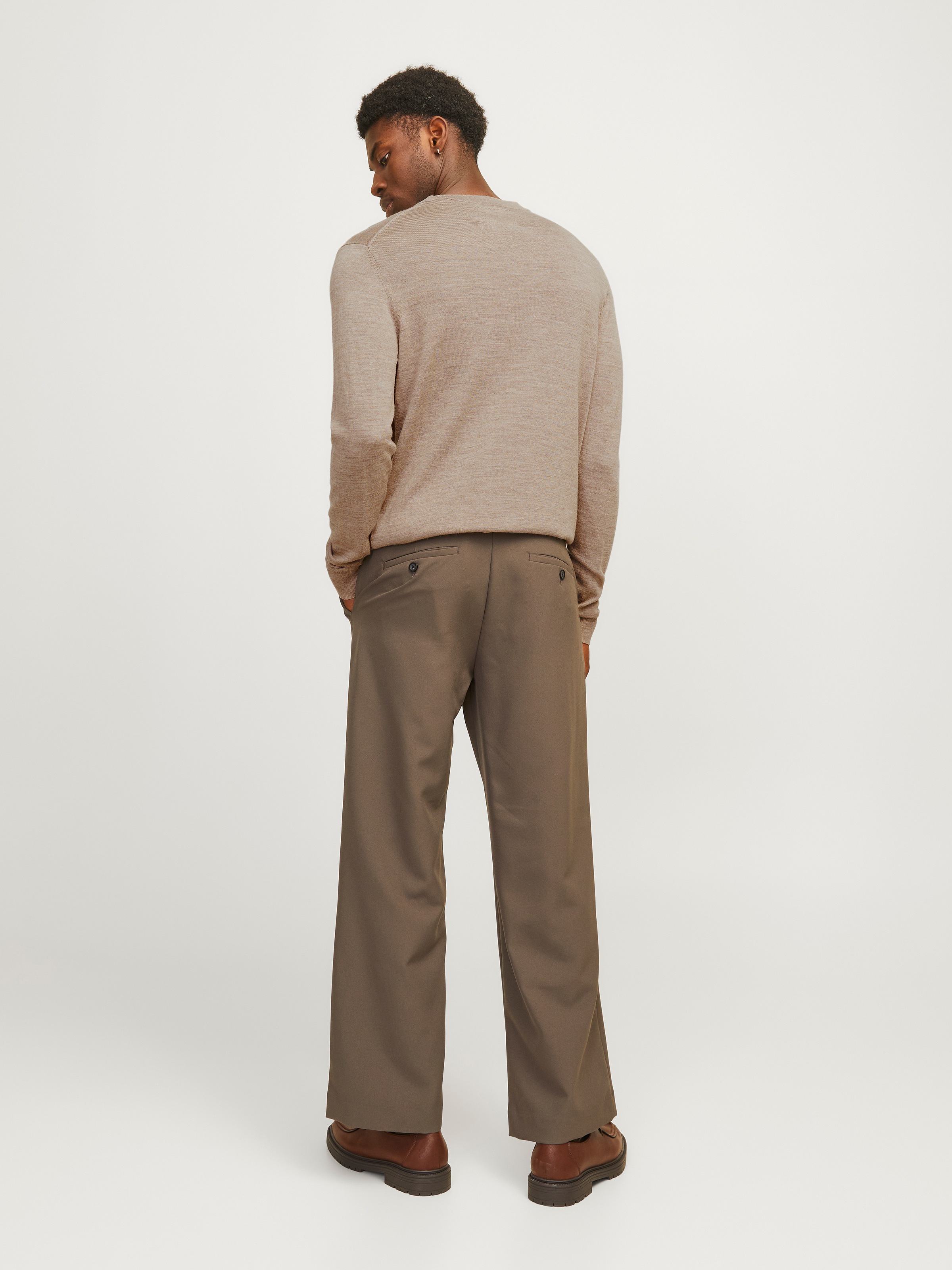 Jack & Jones Rundhalspullover »JPRBLAMARK MERINO KNIT CREW NECK LN« Wolle, regular fit
