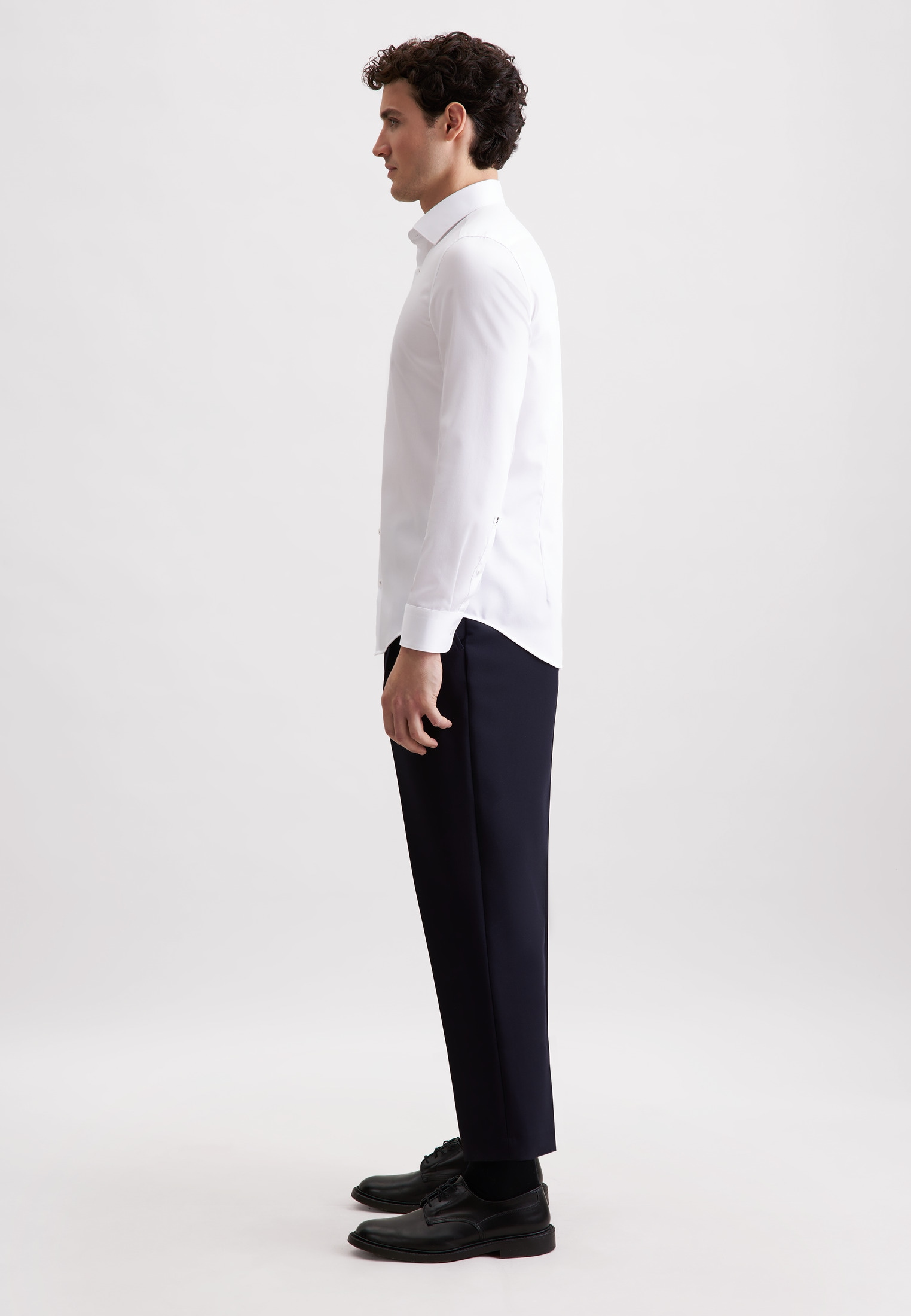 seidensticker Businesshemd »Schwarze Rose« Shaped 1/1 Kentkragen Uni