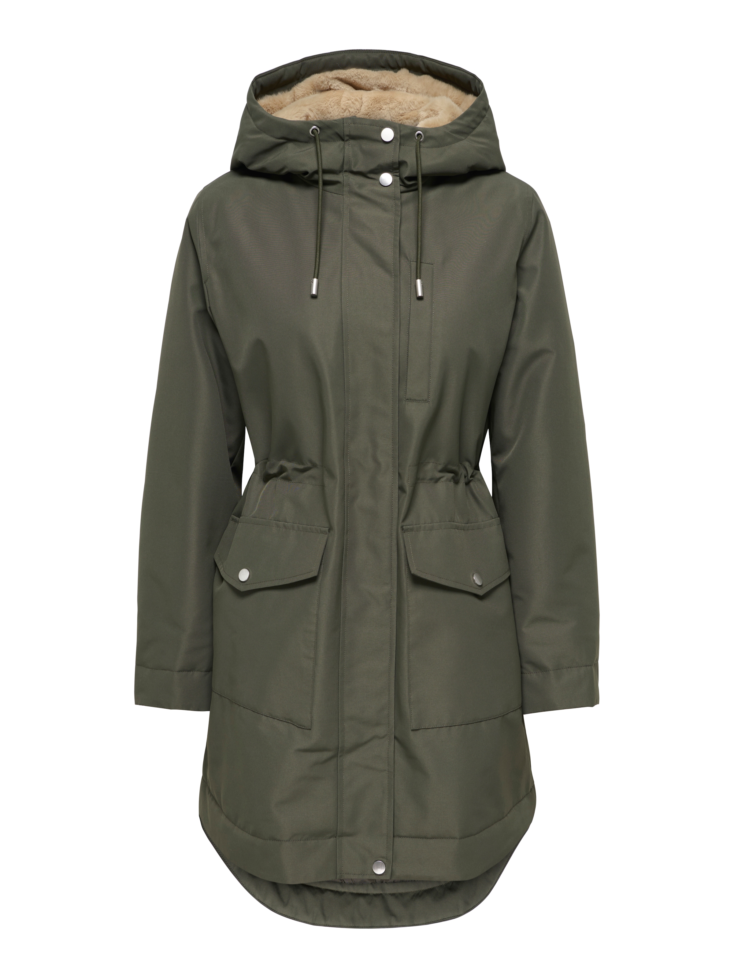 JDY Parka »JDYVALENCIA PARKA COAT OTW SIJ« mit Kapuze Polyester