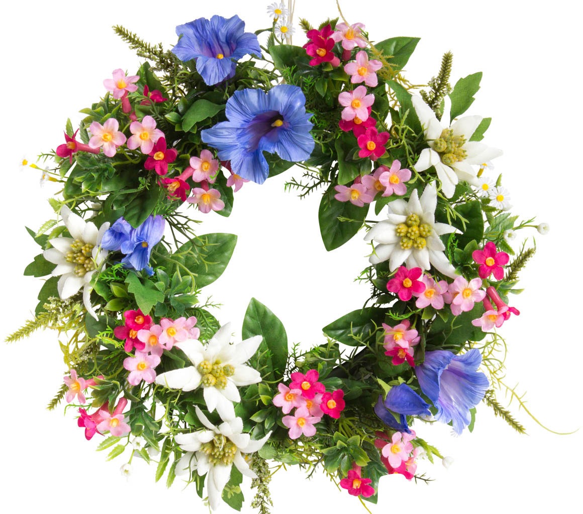 Image of Botanic-Haus Kunstkranz »Alpenblütenkranz«, (1 St.) bei Ackermann Versand Schweiz