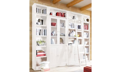 Home affaire Bücherwand »Bergen«, aus massivem schönen Kiefernholz, Breite 255 cm kaufen