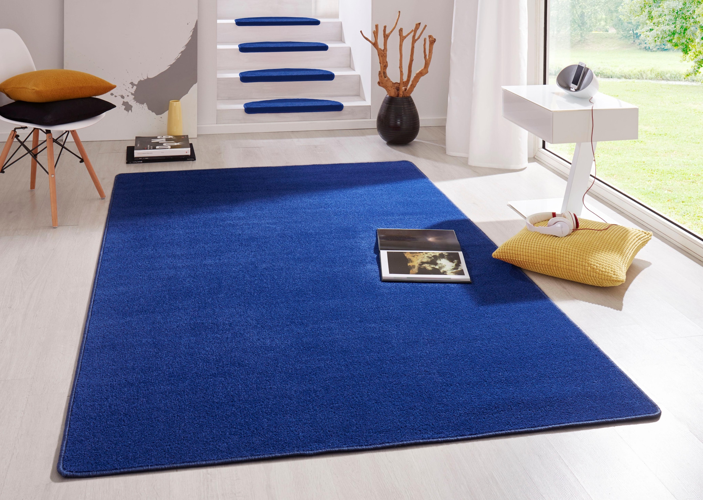 HANSE Home Teppich »Fancy«, rechteckig, Kurzflor, Unifarben, farblich  passende Kettelung jetzt kaufen