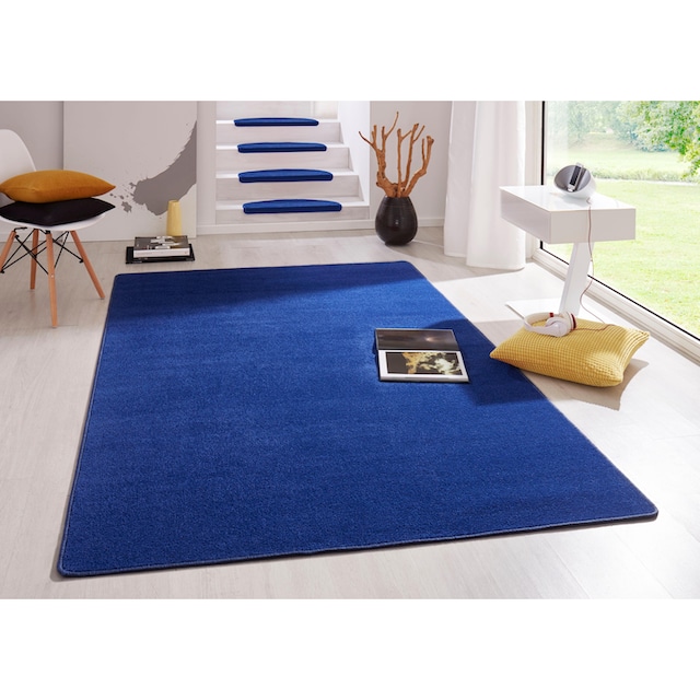 HANSE Home Teppich »Fancy«, rechteckig, Kurzflor, Unifarben, farblich  passende Kettelung jetzt kaufen