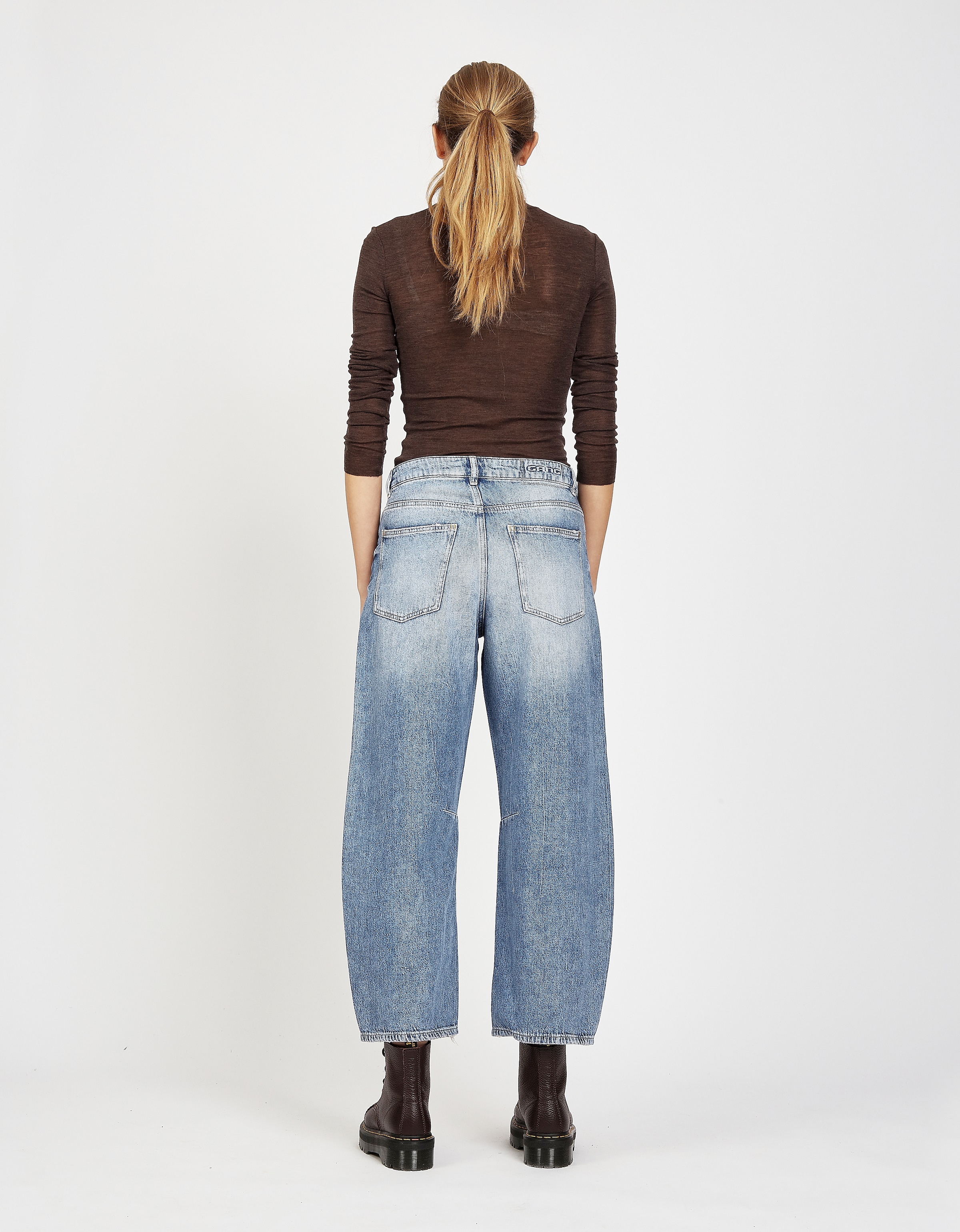 GANG 5-Pocket-Jeans »94SARINA«, mit Abnähern an Knie und Saum