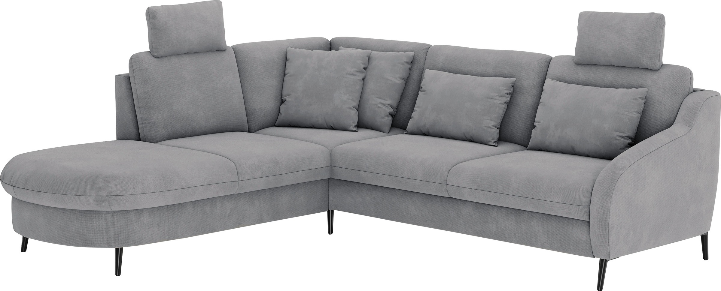 sit&more Ecksofa »Soul L-Form«, wahlweise mit Bettfunktion und Bettkasten oder Schubkasten