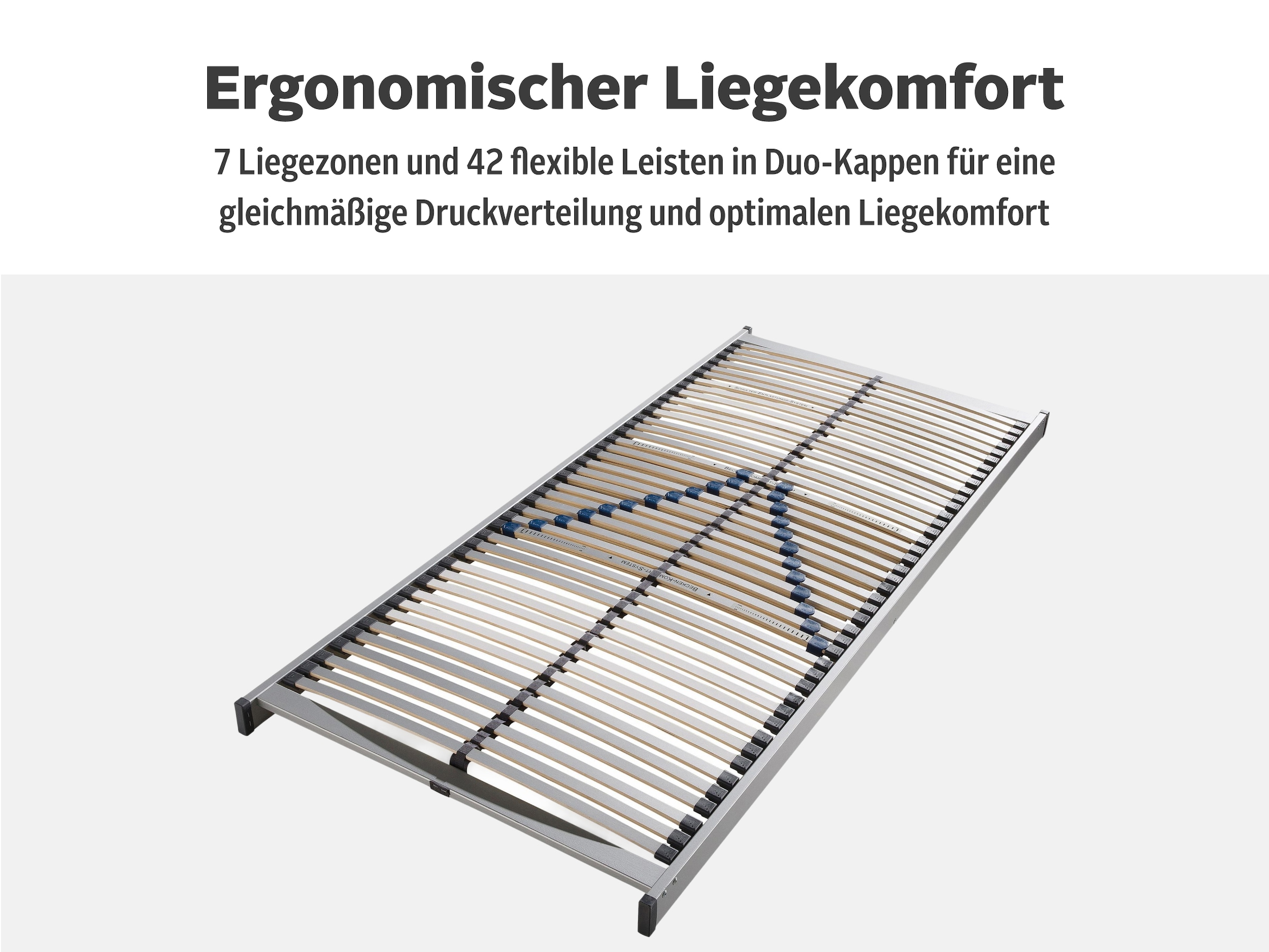 Älgdröm Lattenrost »Tronfjell, 90x200, 140x200 cm und weiteren Grössen« Lattenrost für alle Matratzen, langlebig, ergonomisch, 7-Zonen