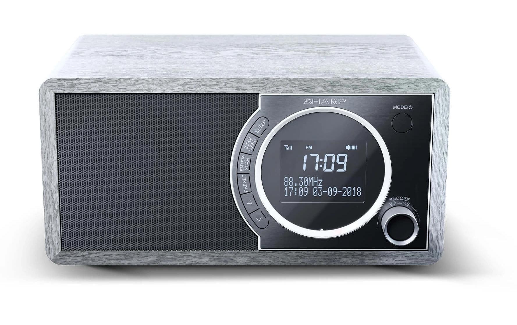 Sharp Digitalradio (DAB+) »DR-450 Grau«, (Bluetooth Digitalradio (DAB+)-FM-Tuner)