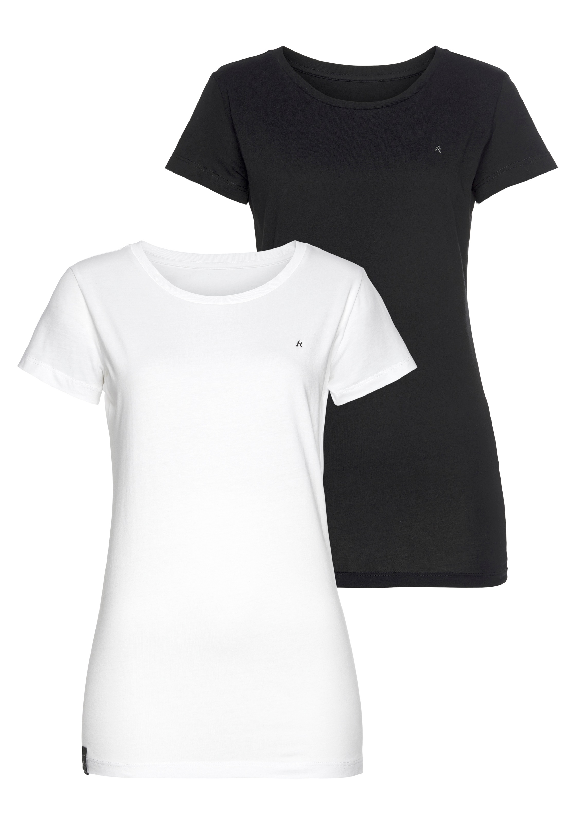 Image of Replay T-Shirt, (2er-Pack), mit Rundhalsausschnitt bei Ackermann Versand Schweiz