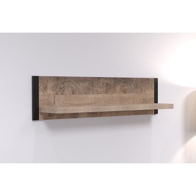 Home affaire Wandboard »Edingburgh«, (1 St.), Zweifarbige Holzoptik, Regal  für Wandbefestigung, Breite ca. 110 cm jetzt kaufen