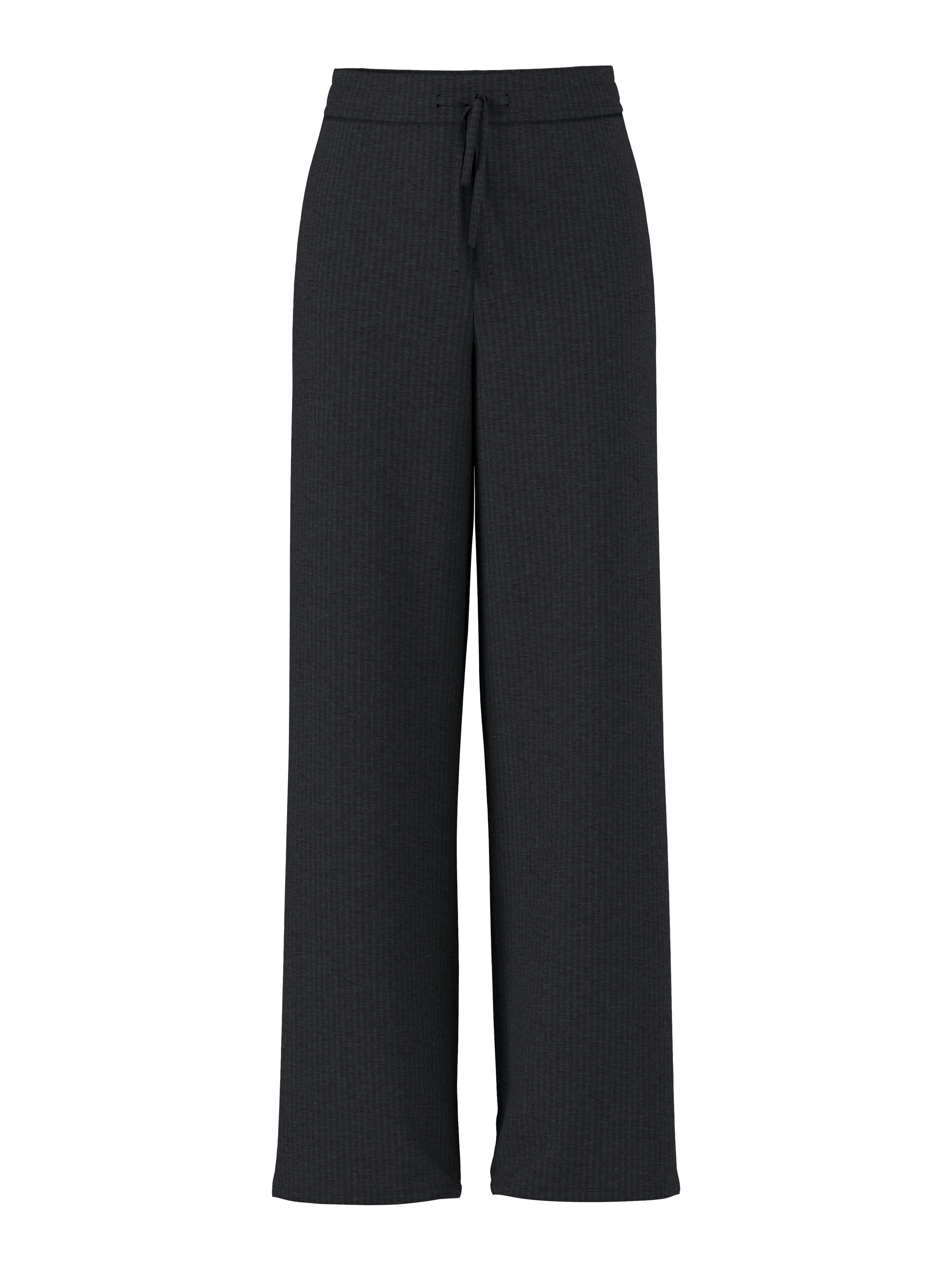 pieces Pantalon en jersey »PCLAYA MW WIDE PANTS JRS NOOS«  mélange de matériaux, coupe régulière