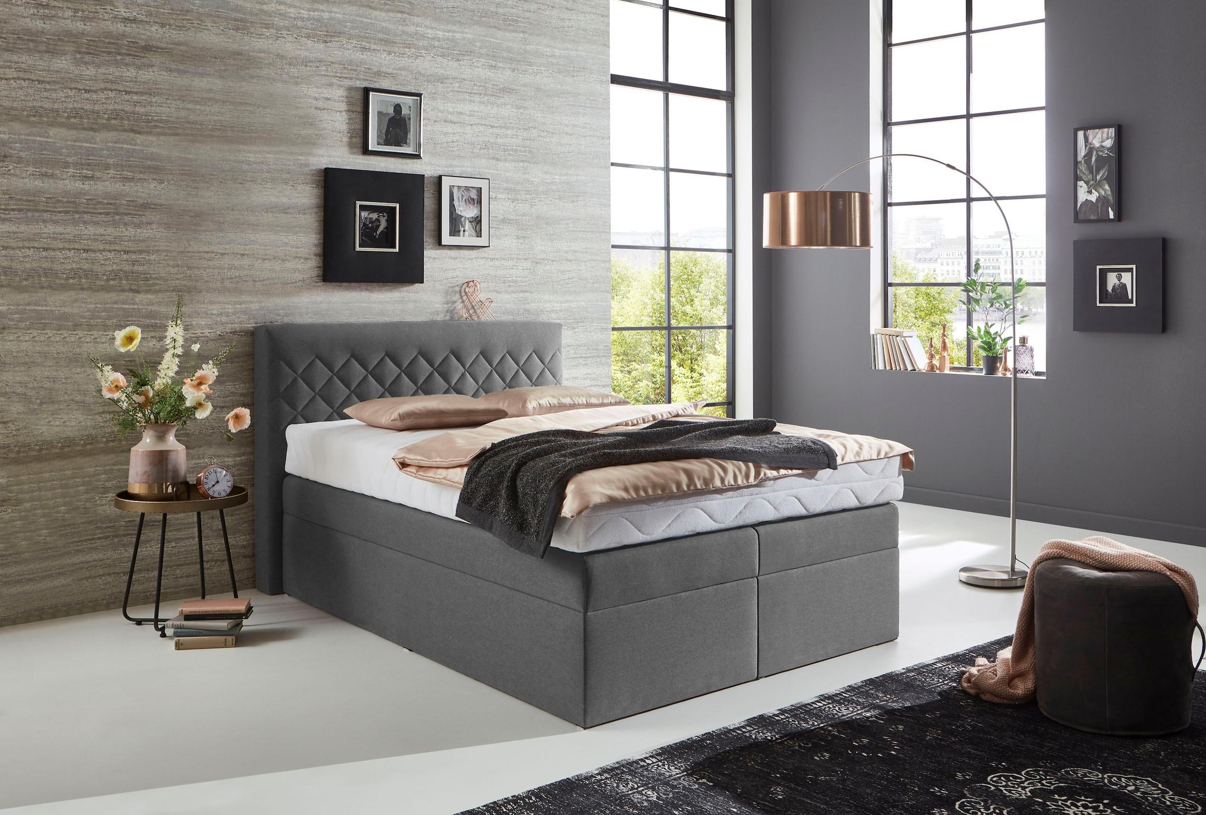 Westfalia Schlafkomfort Boxspringbett wahlweise mit Bettkasten