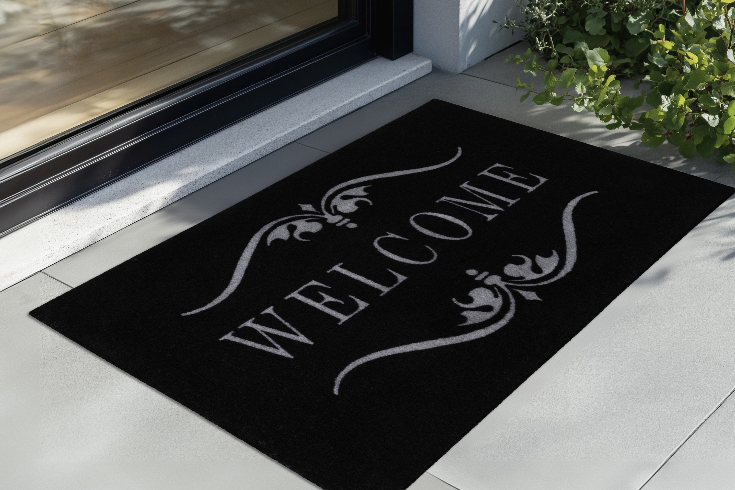 Kayoom Fußmatte "Cosy Entry 125" rechteckig 6 mm Höhe Türmatte, Schmutzfang, welcome, Eingang