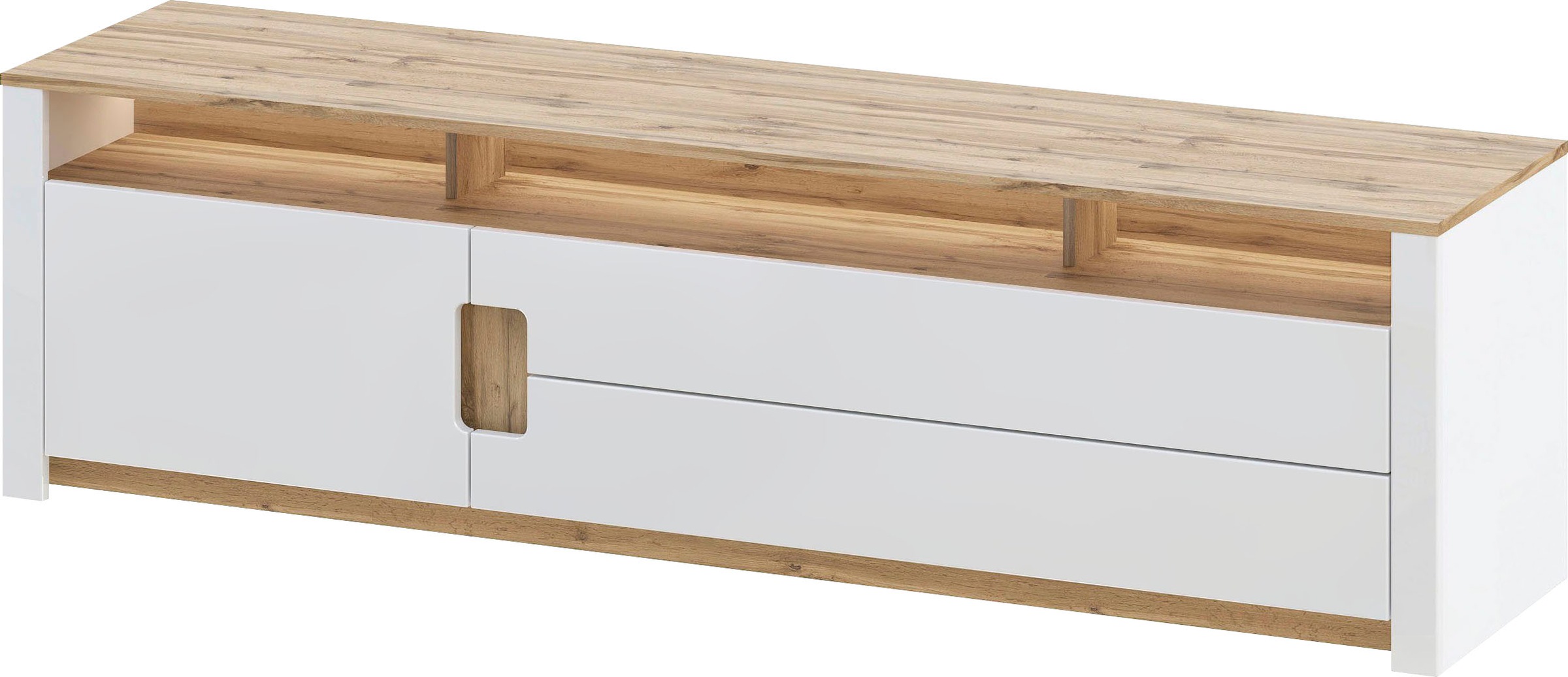 Image of Home affaire Lowboard »Liostro«, Lowboard "Liostro" mit LEB-Beleuchtung, Push-to-open Funktion bei Ackermann Versand Schweiz