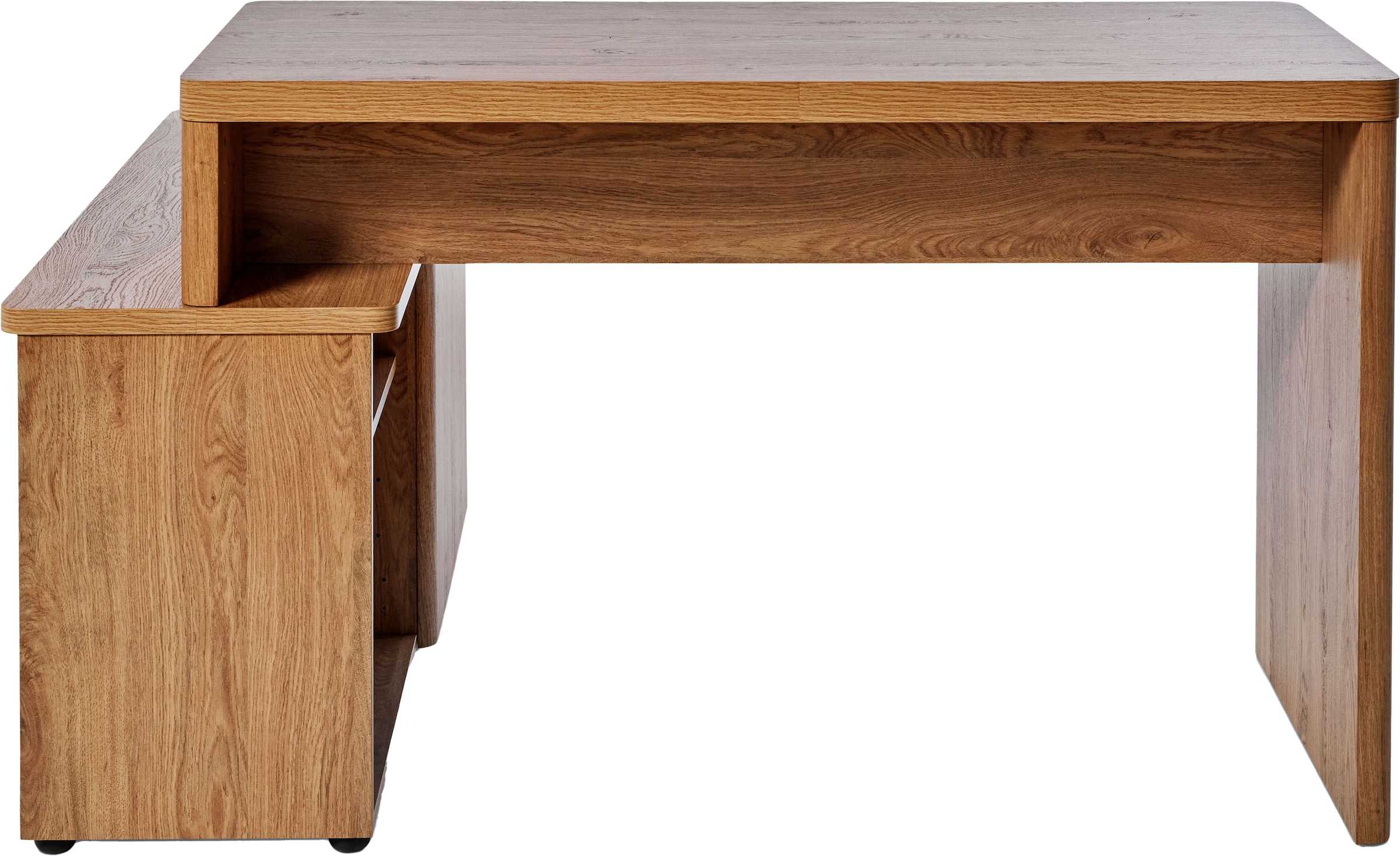 Jahnke Bureau d'angle »LIBRE C 155 E« 1 cuis tlg. montage réversible, largeur env. 140 cm