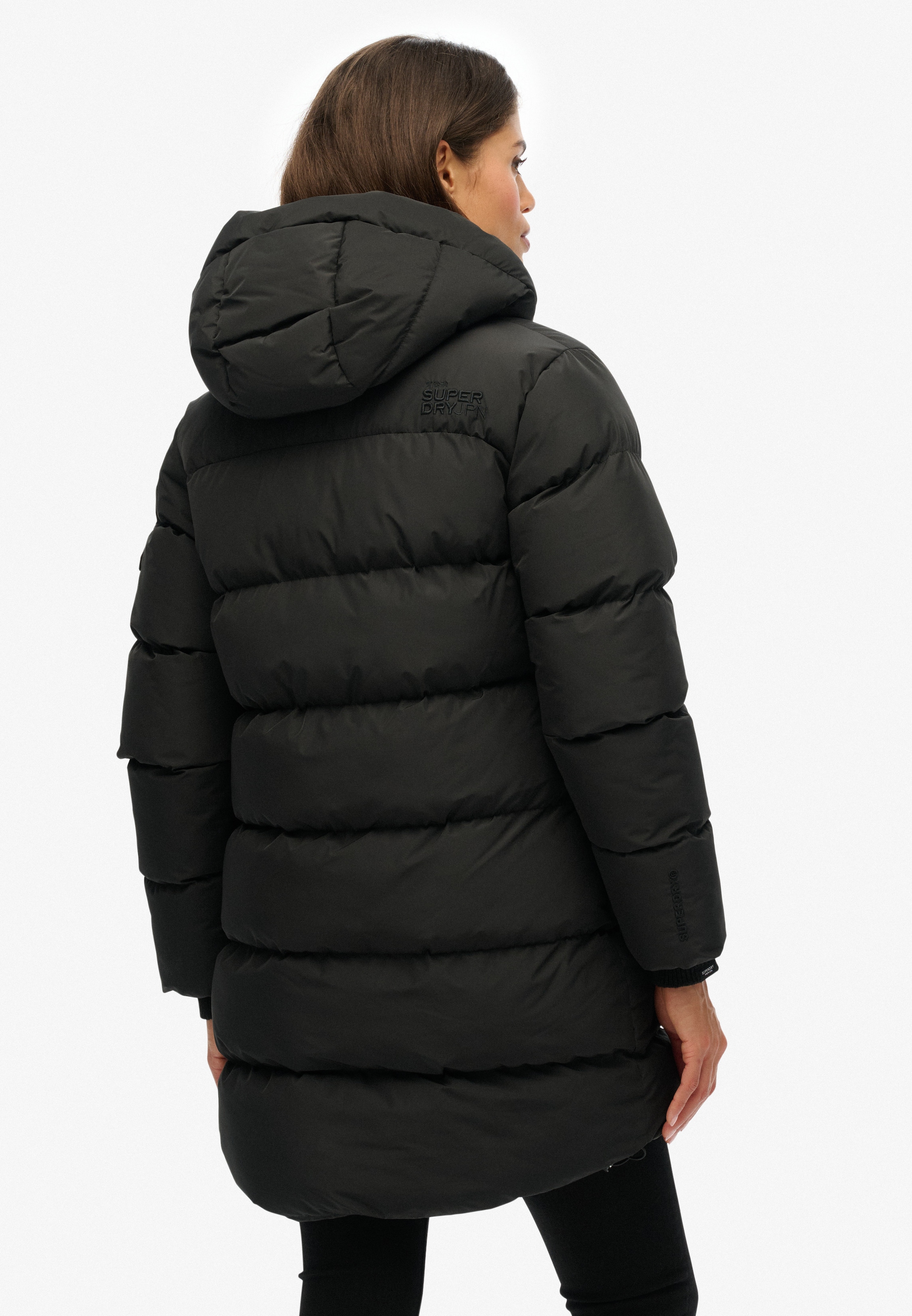 Superdry Veste matelassée »HOODED SPORTS PUFFER MID JKT« mit Kapuze