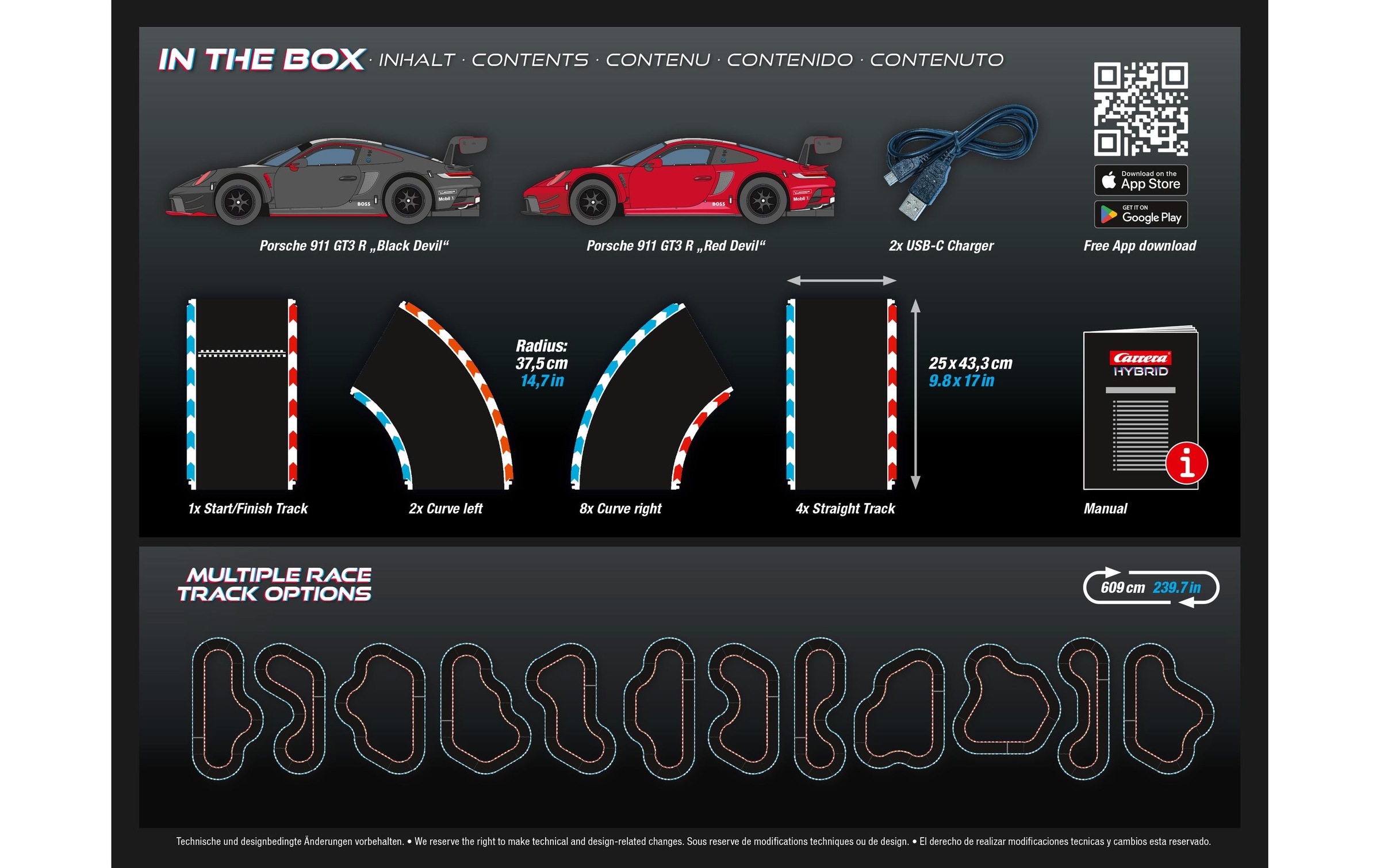 Carrera® Rennbahn-Auto »Devil Drivers – Hybrid Set«