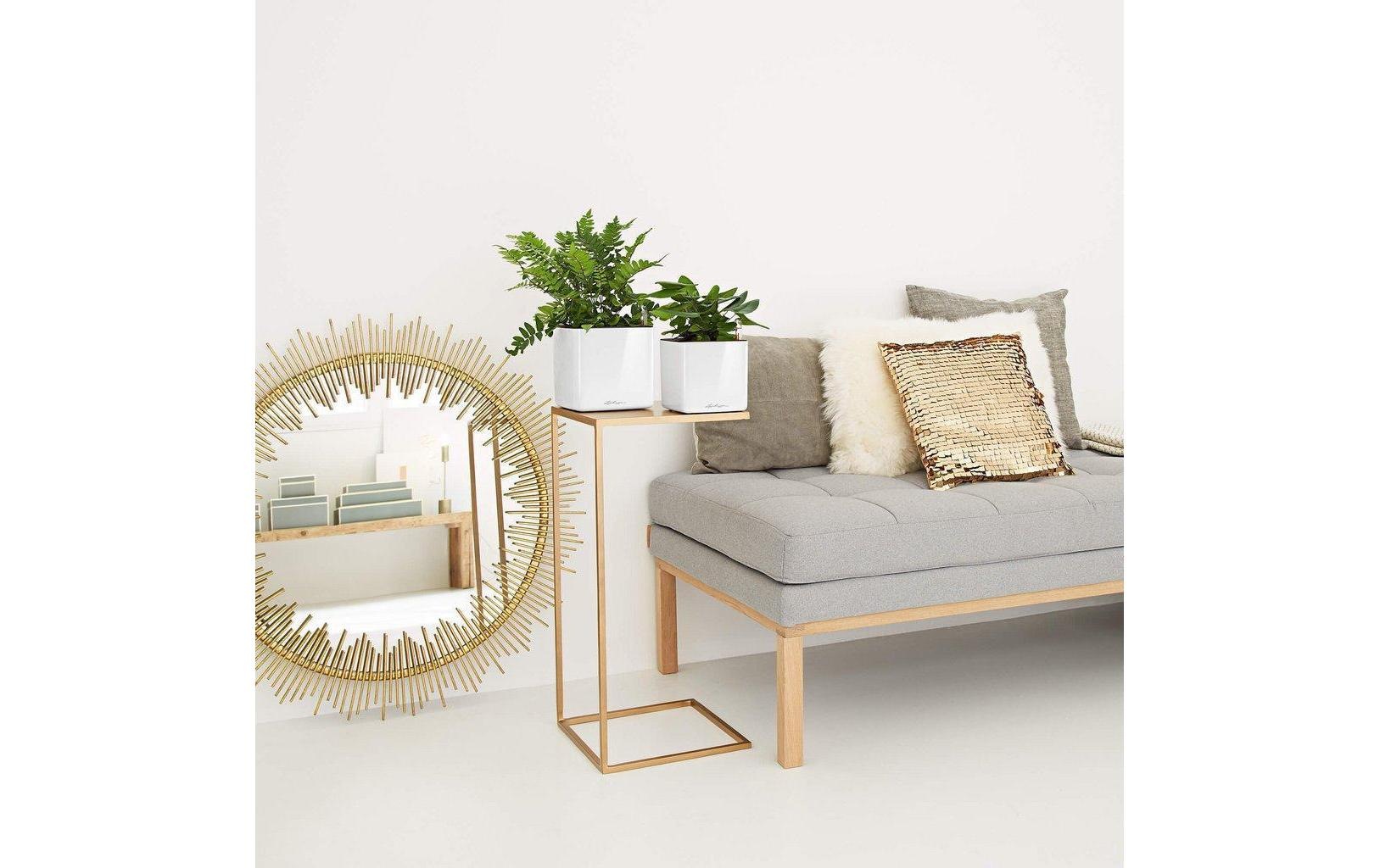   Blumentopf »Lechuza Pflanzentopf CUBE Glossy Ku« Material: Polycarbonat, Polypropylen