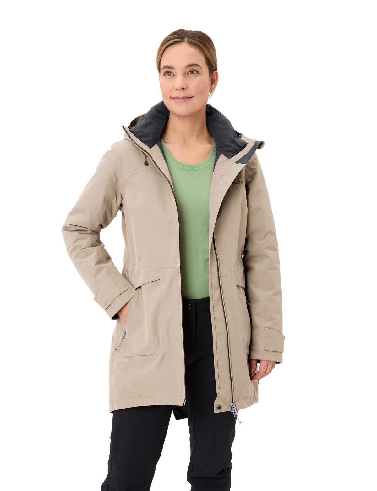 VAUDE Parka »WOMEN'S SKOMER WINTER PARKA III«, (1 St.), Wasserdicht