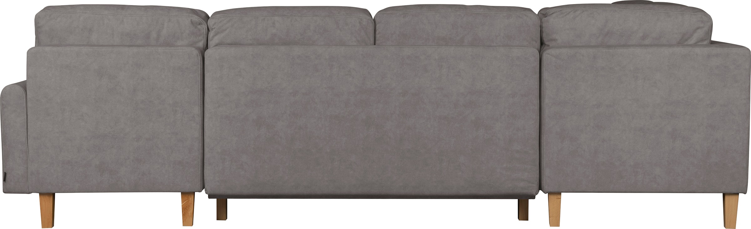 Home affaire Wohnlandschaft »TRIPLO U-Form wahlweise mit Schlaffunktion, B/T/H: 310/192/90 cm«, Schlafsofa, auch mit Bettkasten, Steppung im Rückenkissen