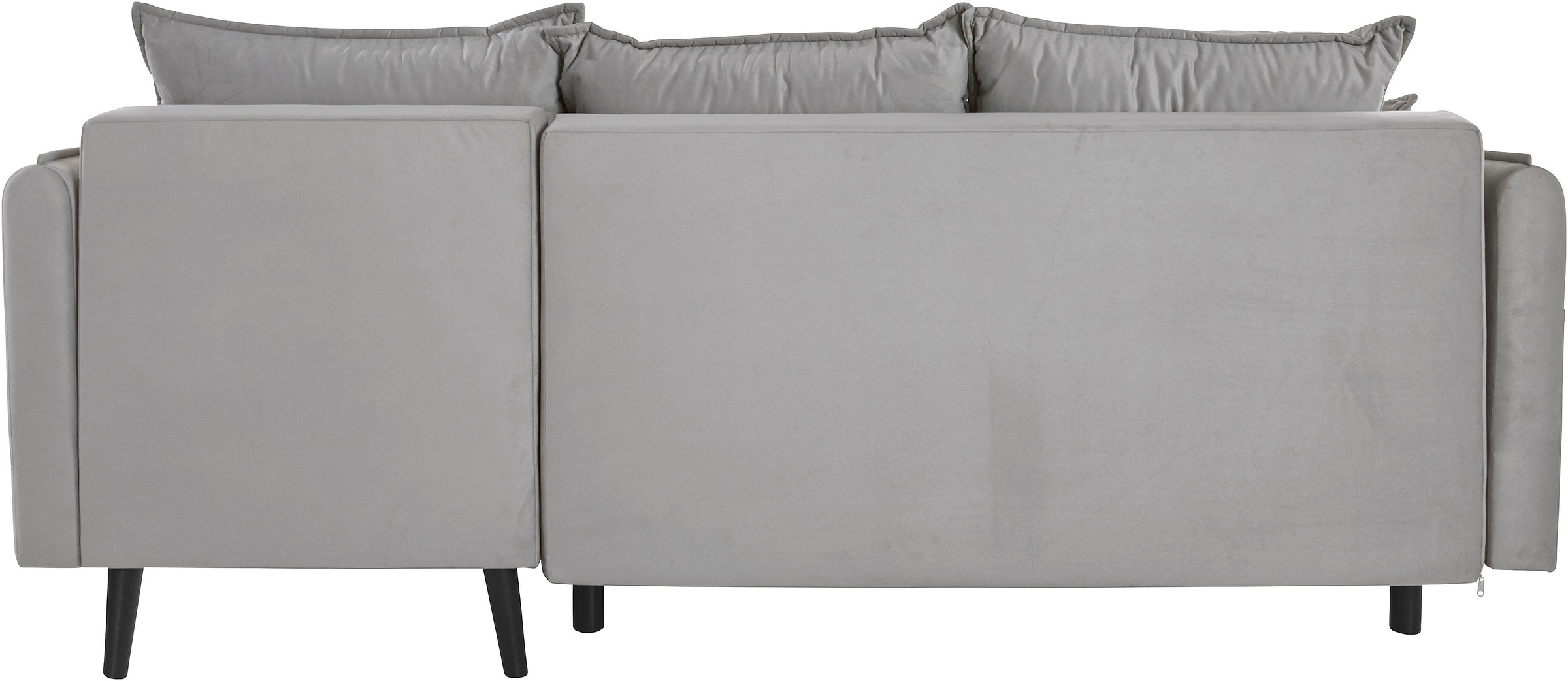 INOSIGN Ecksofa »Asra L-Form«, incl. Bettfunktion und Bettkasten, Seitentasche im Armteil, Federkern