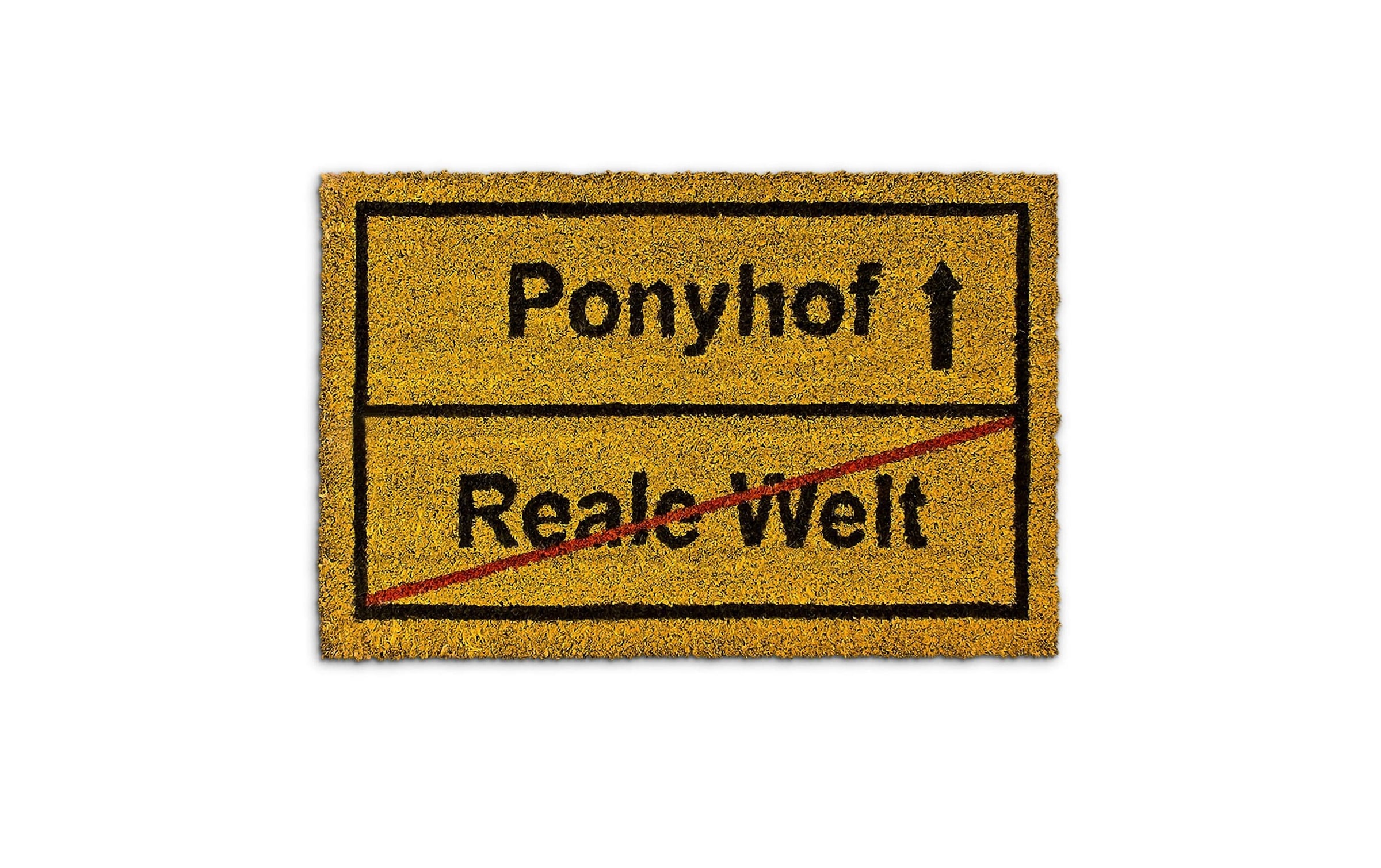 relaxdays Fussmatte »Fussmatte Ponyhof 40 cm«