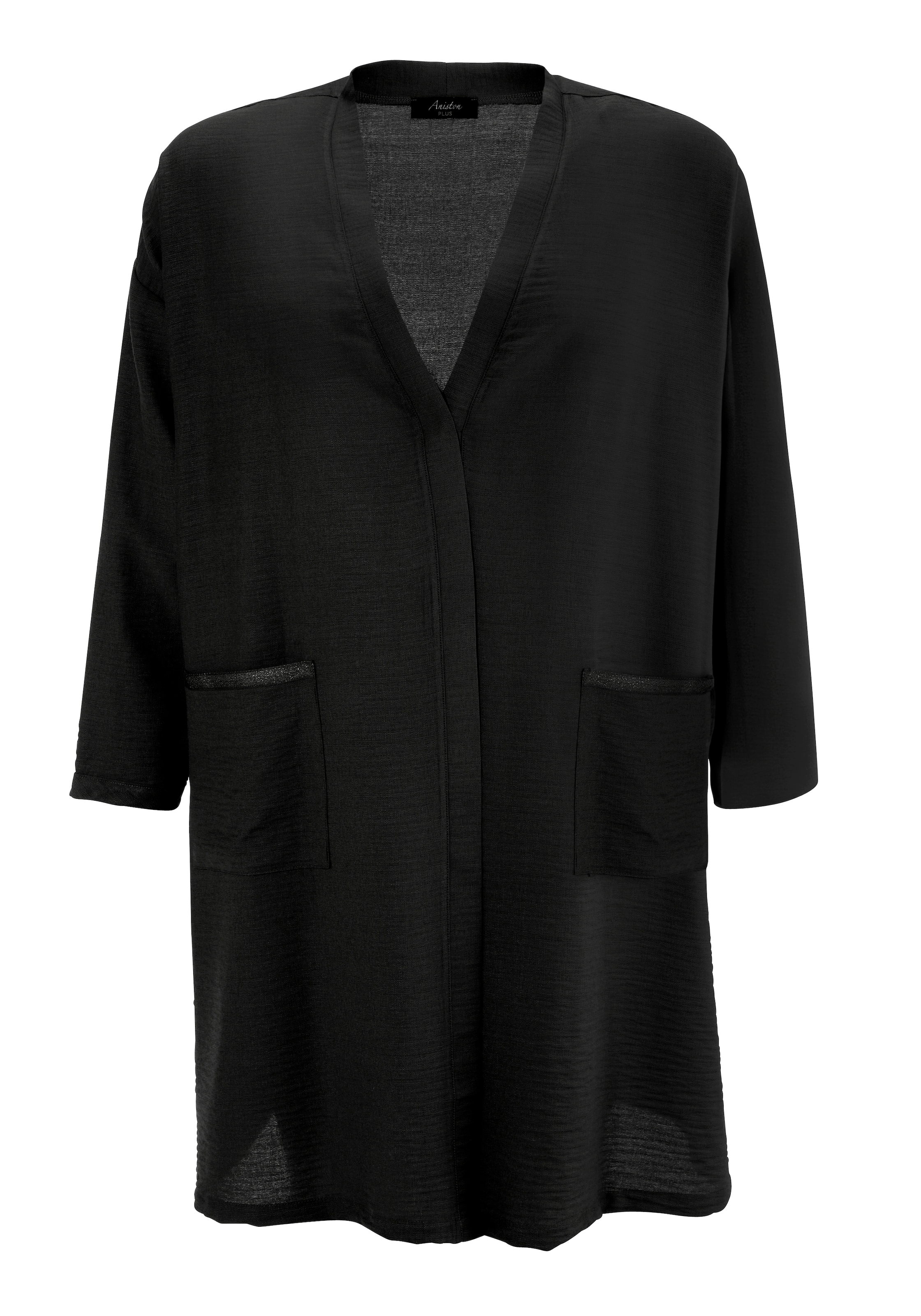 Aniston PLUS Langjacke, aus strukturierter Ware