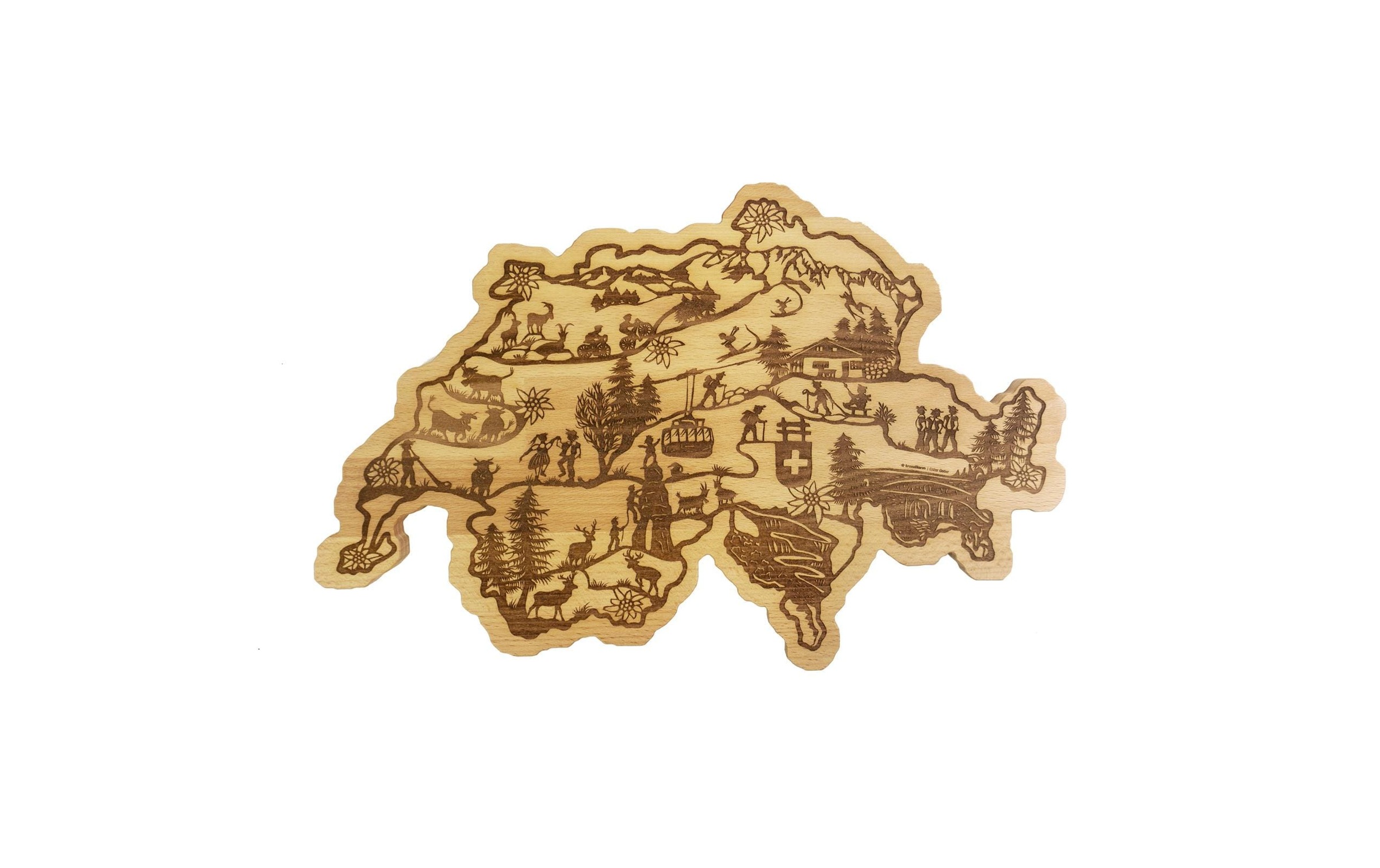 Image of Servierplatte "Trendform Servierplatte Swiss Map"