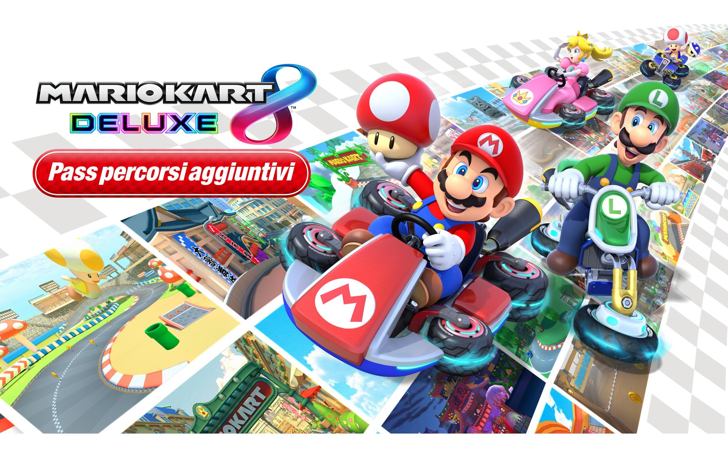 Nintendo Spielesoftware »Mario Kart 8 Deluxe Booster-Streckenpass-Set-IT (ESD)«, Nintendo Switch