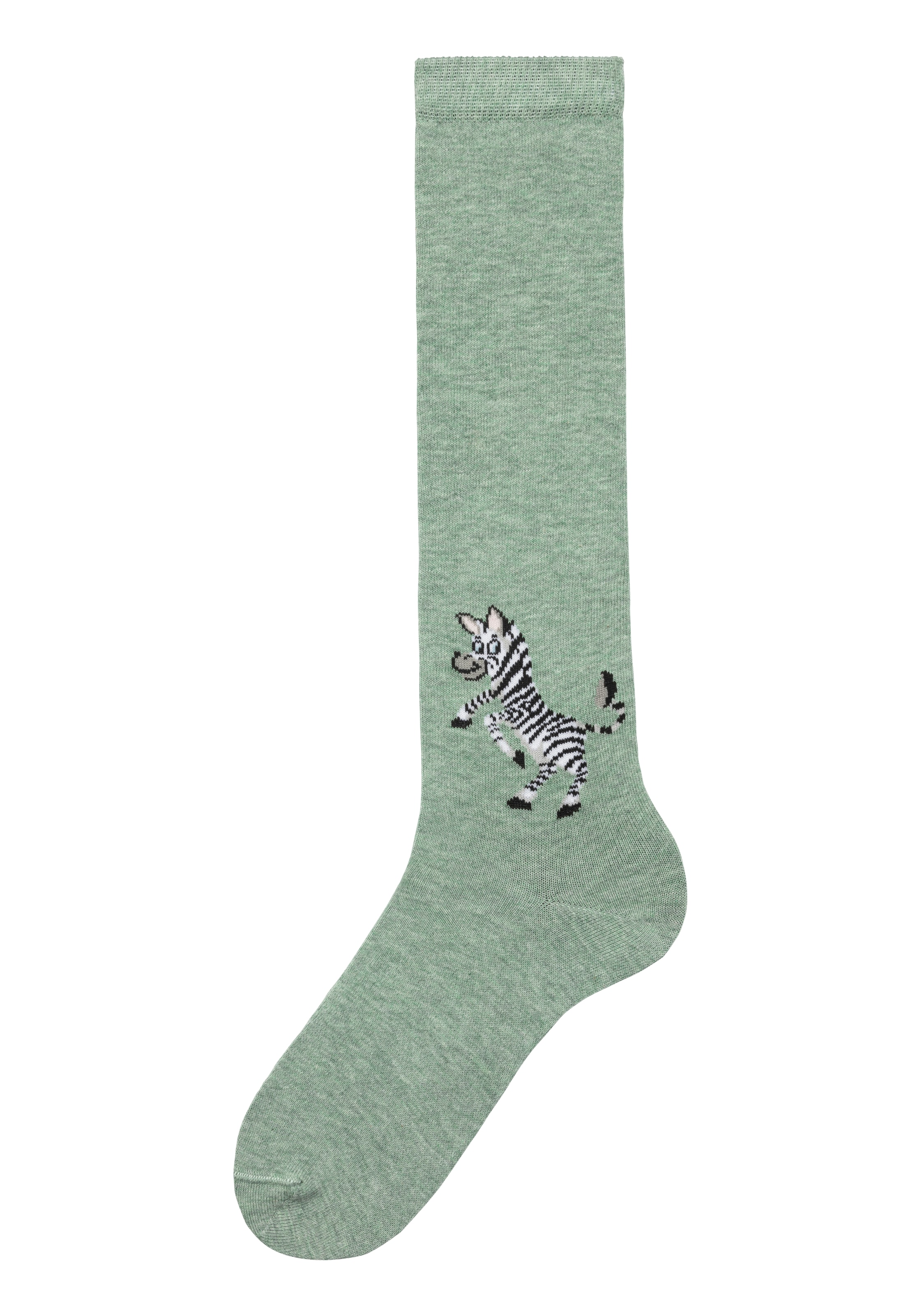 H.I.S Kniestrümpfe, (Packung, 5 Paar), mit eingestricktem Moriv