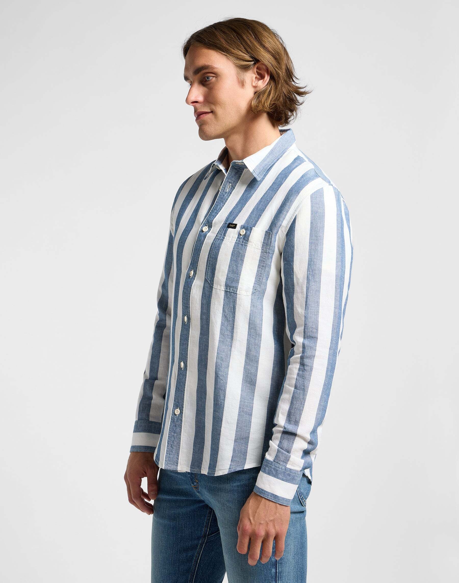 Lee® Leinenhemd »LEE Leinenhemd Leesure Shirt«