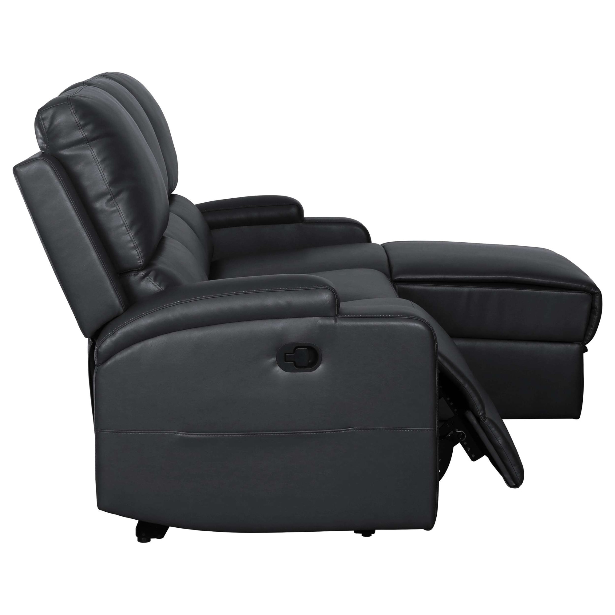 GOODproduct Ecksofa »NAPORI Kunstleder, Multimediasofa, L-Form« man. oder elektr. Relaxfuntion, USB-A bei elektr. Variante, Staukasten