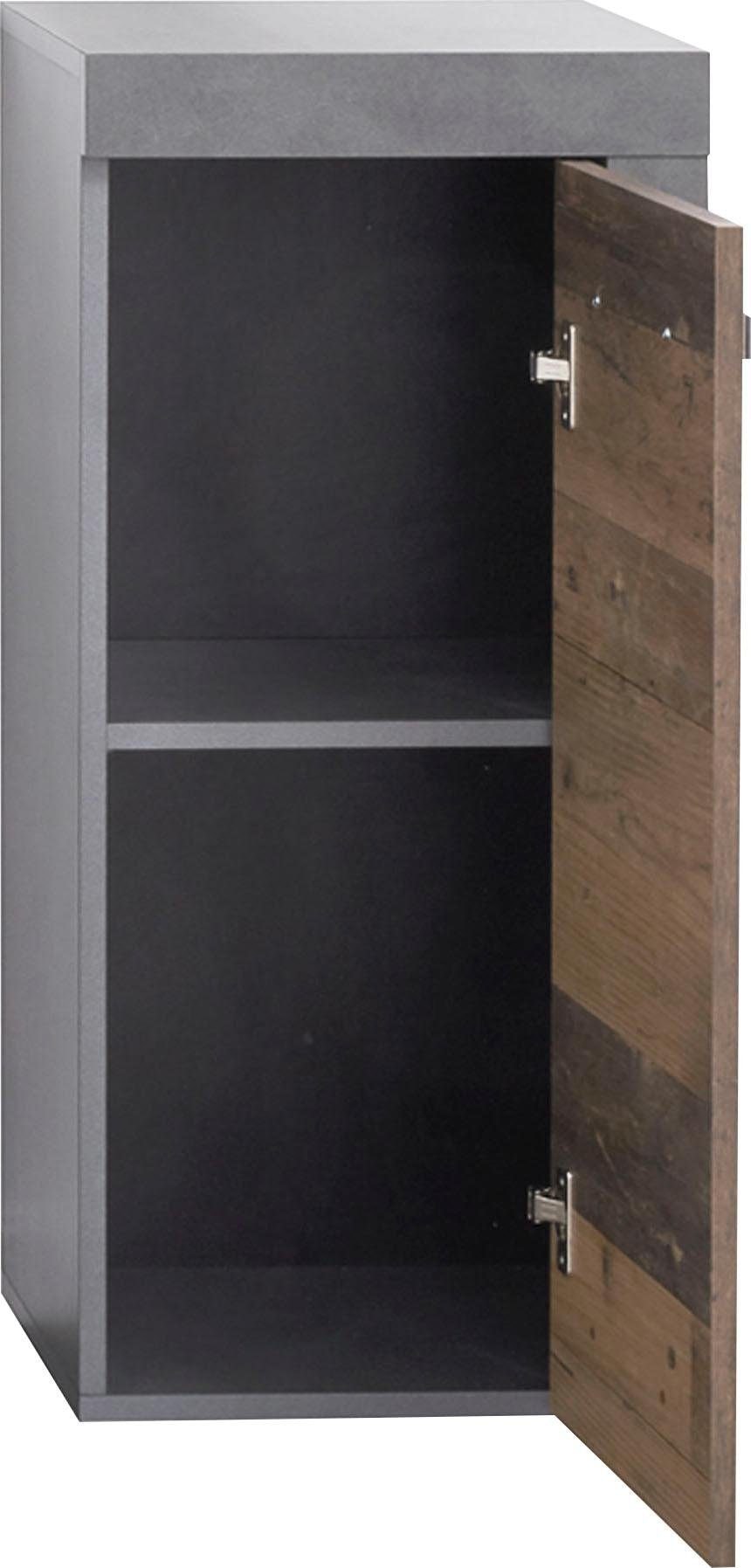 INOSIGN Armoire basse »Ilana« Badschrank im modernen Industrial Style - Masse (B/T/H) 36/31/81 cm