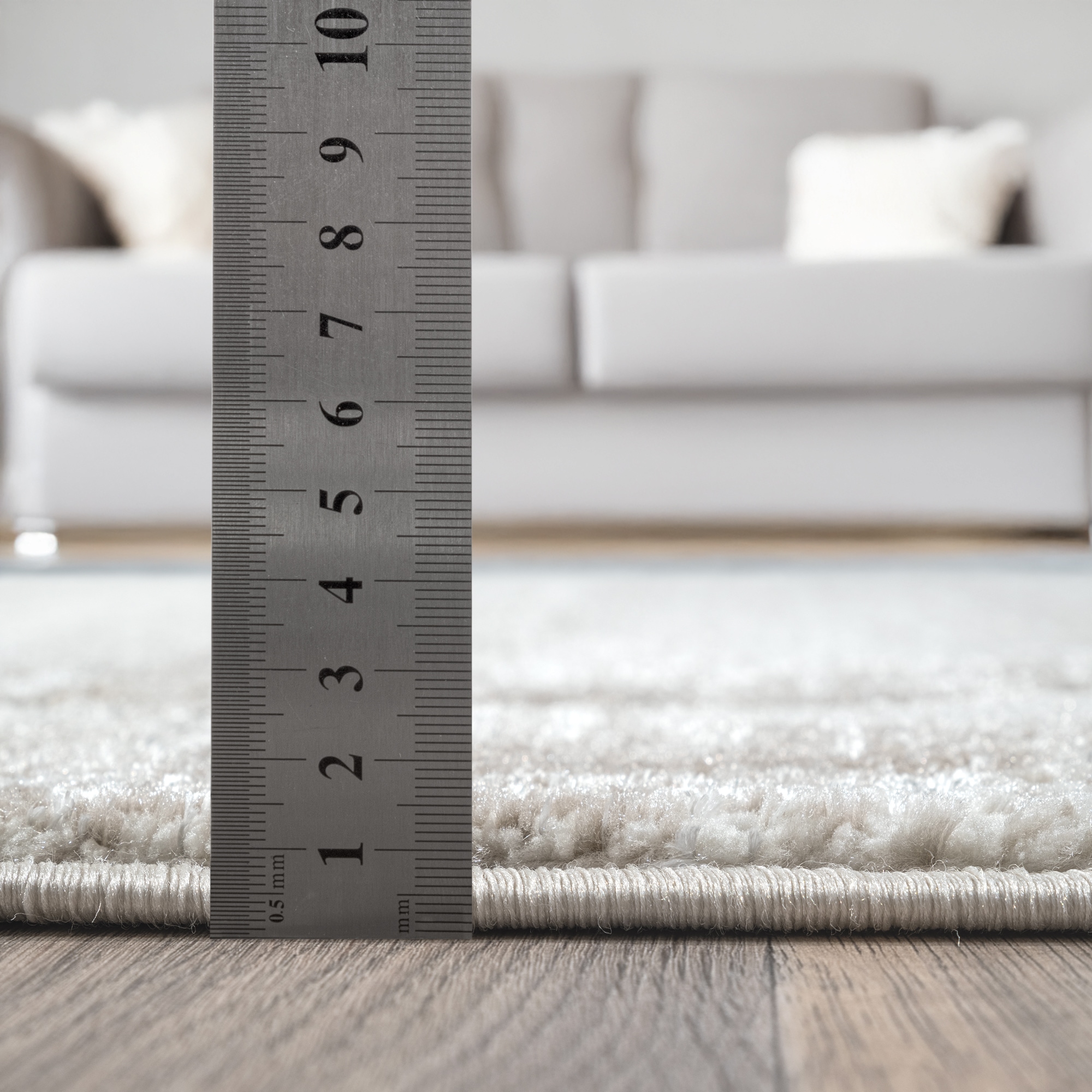 Sanat Tapis »Harmony 3215 , auch als Läufer« Rectangulaire 12 mm Höhe Wohnzimmer, Kurzflor, modern, Bordüre, Schlafzimmer