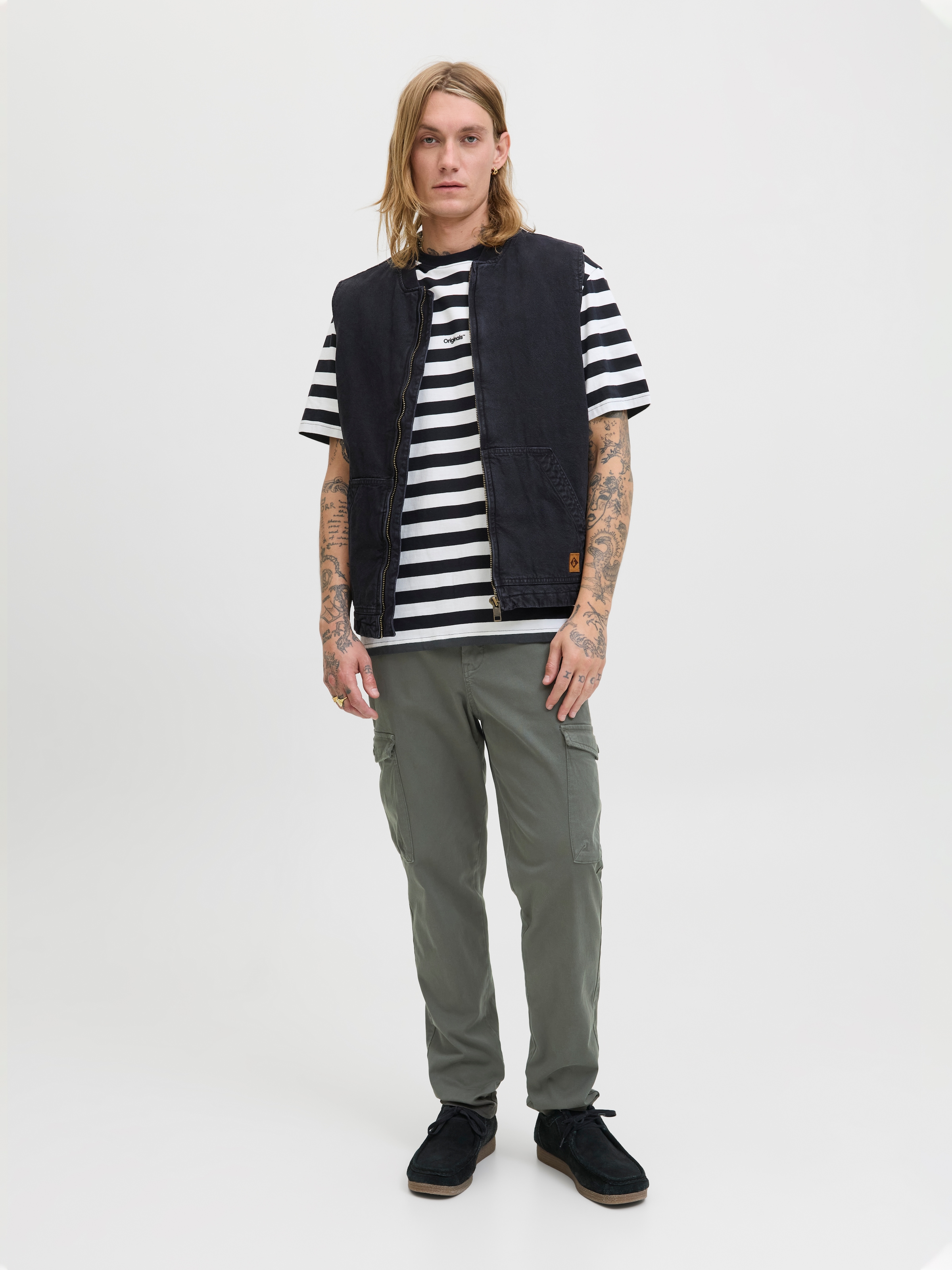 Jack & Jones Cargohose »JPSTACE ARTHUR DOBBY CARGO SN«